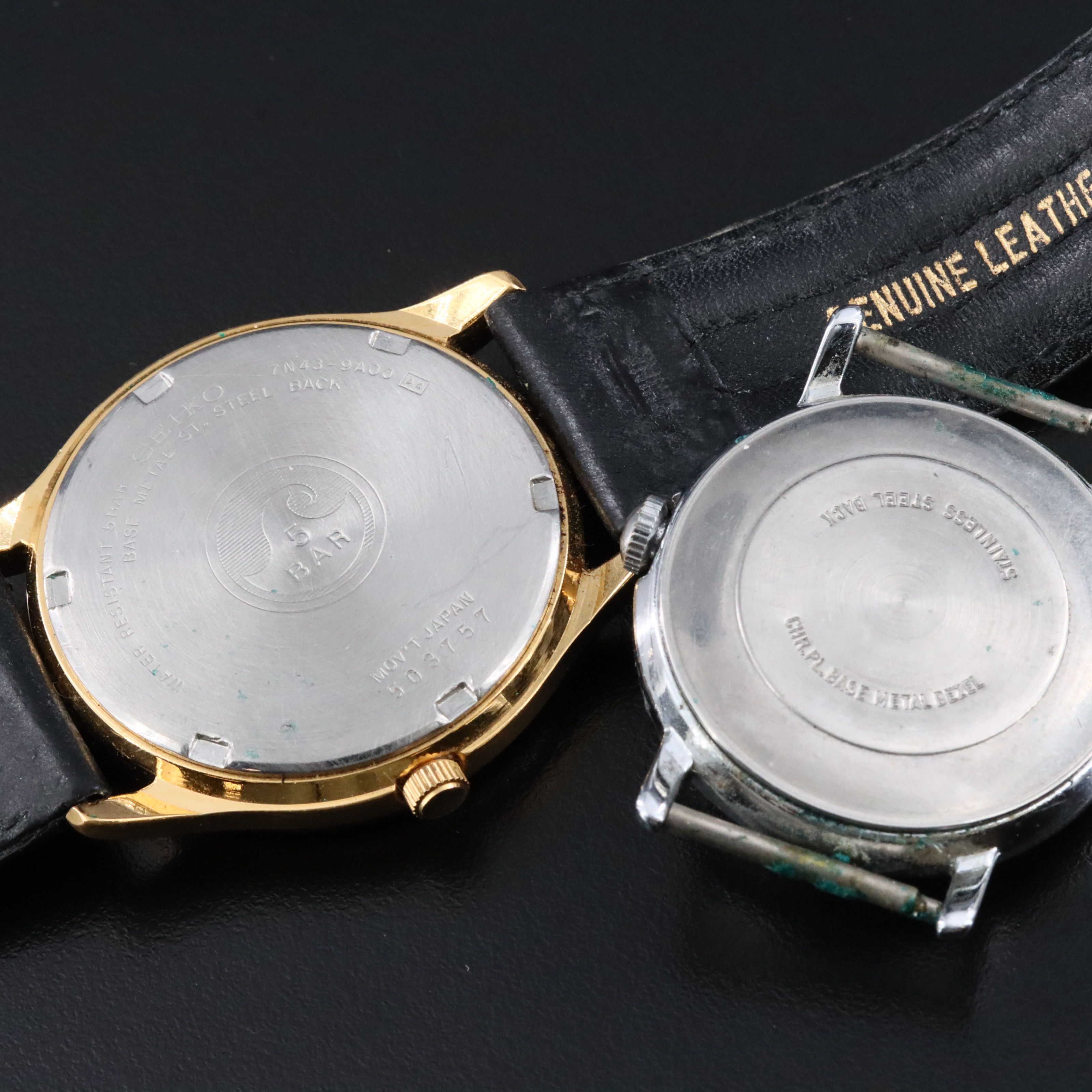 Disney and Seiko Mickey Mouse Quartz/Stem Wind Watches