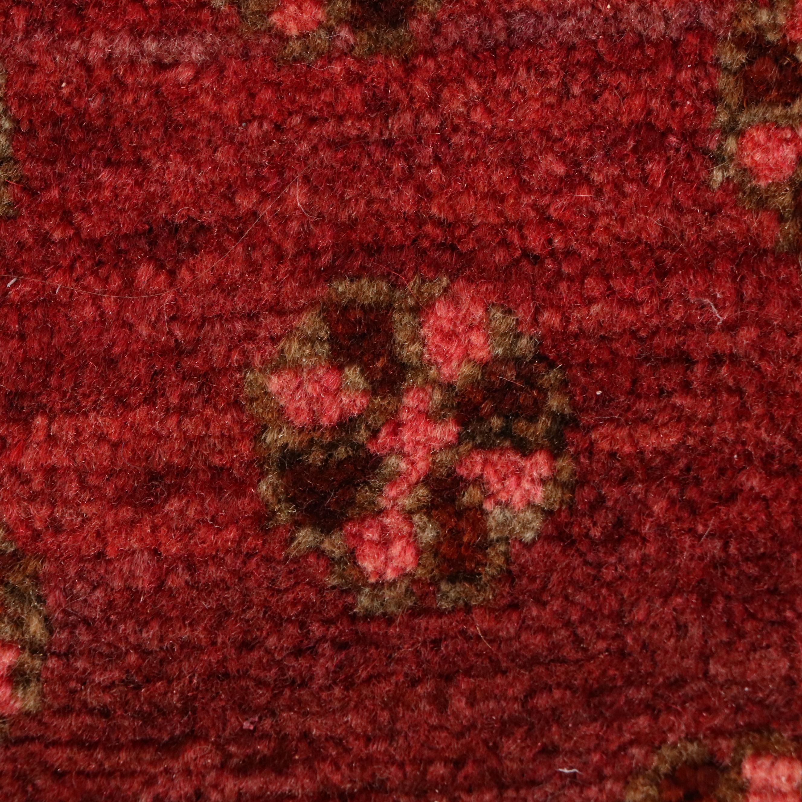 4'5 x 7'3 Hand-Knotted Persian Kurdish Area Rug