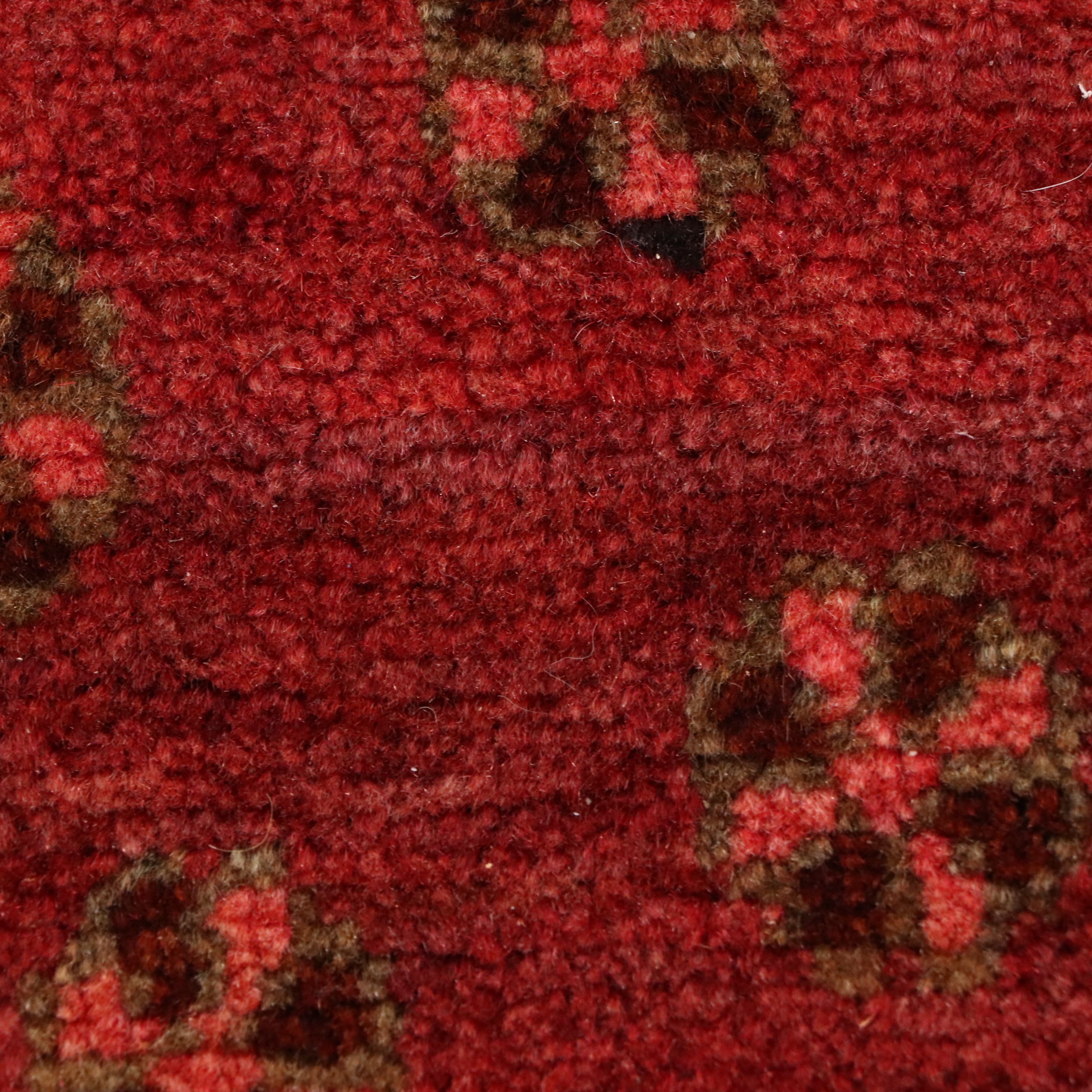 4'5 x 7'3 Hand-Knotted Persian Kurdish Area Rug