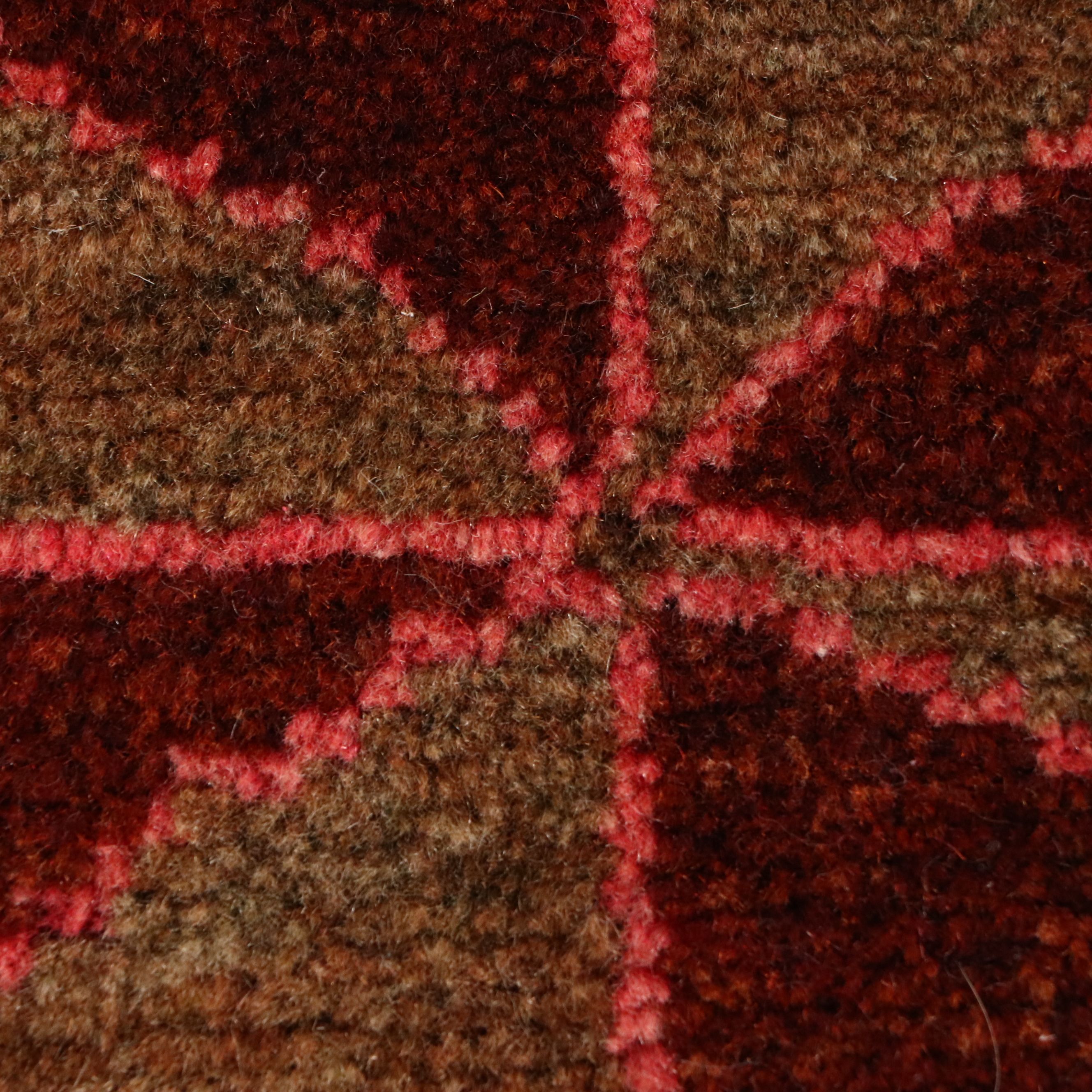 4'5 x 7'3 Hand-Knotted Persian Kurdish Area Rug