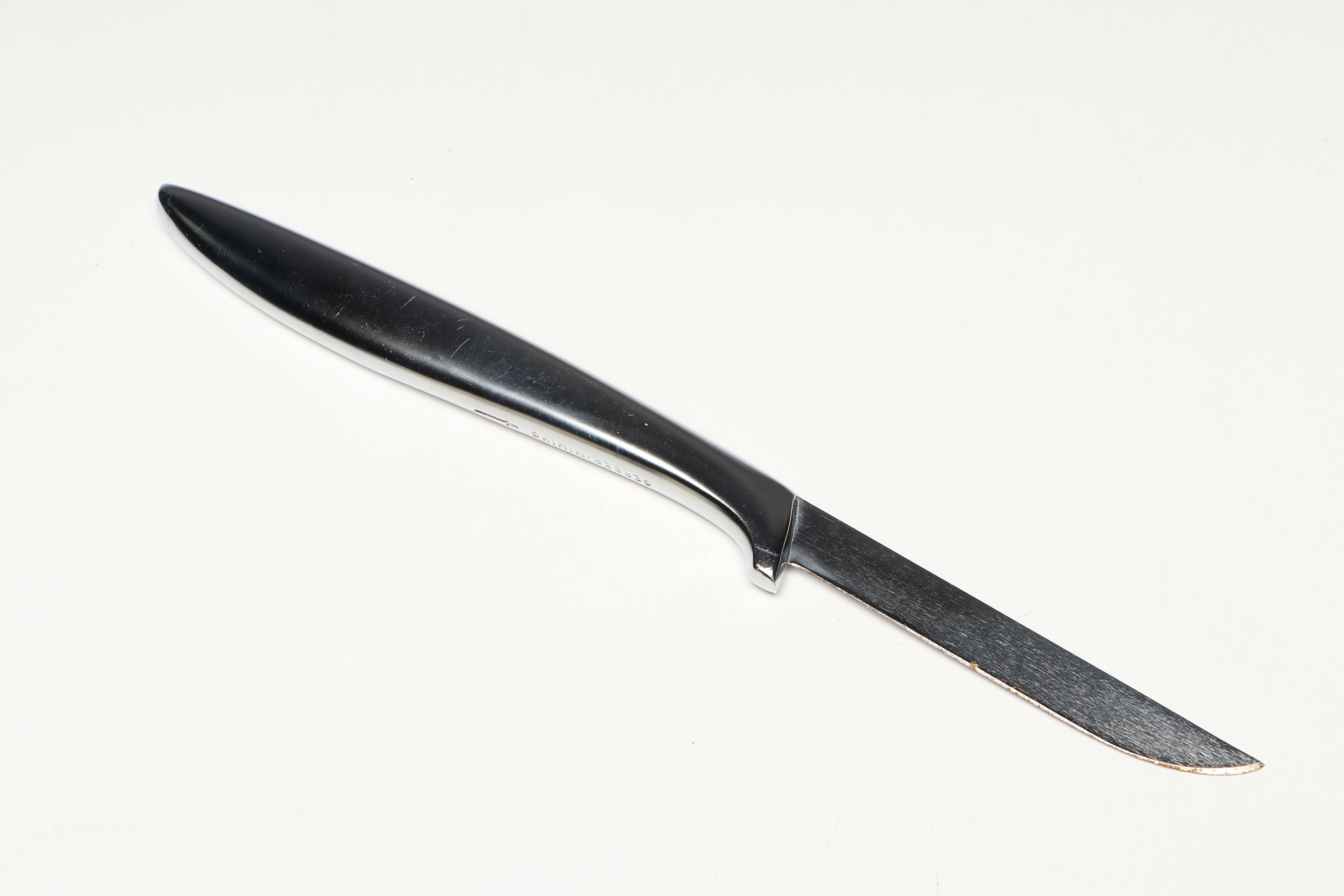 Gerber "Miming" Stainless Steel Dinner Knives with Walnut Case, 1960s