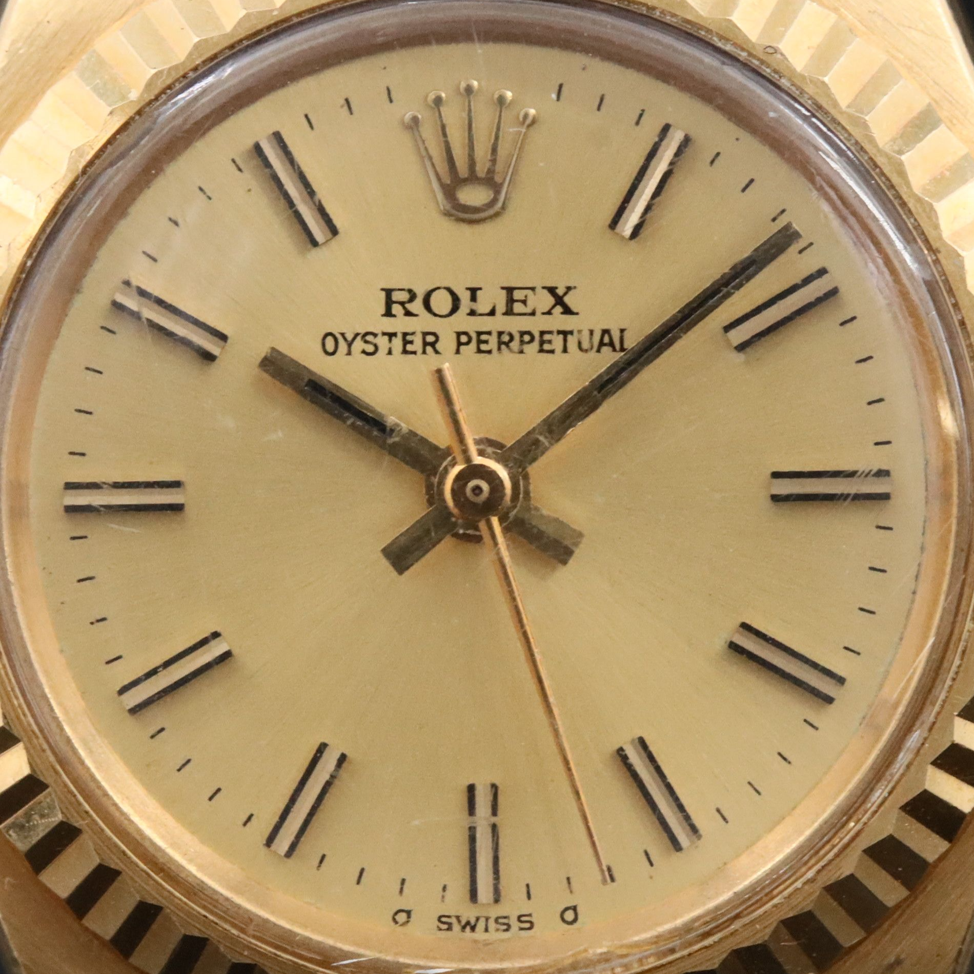 1971 Rolex Oyster Perpetual Sigma Dial 18K Automatic Ref. 6718 Watch