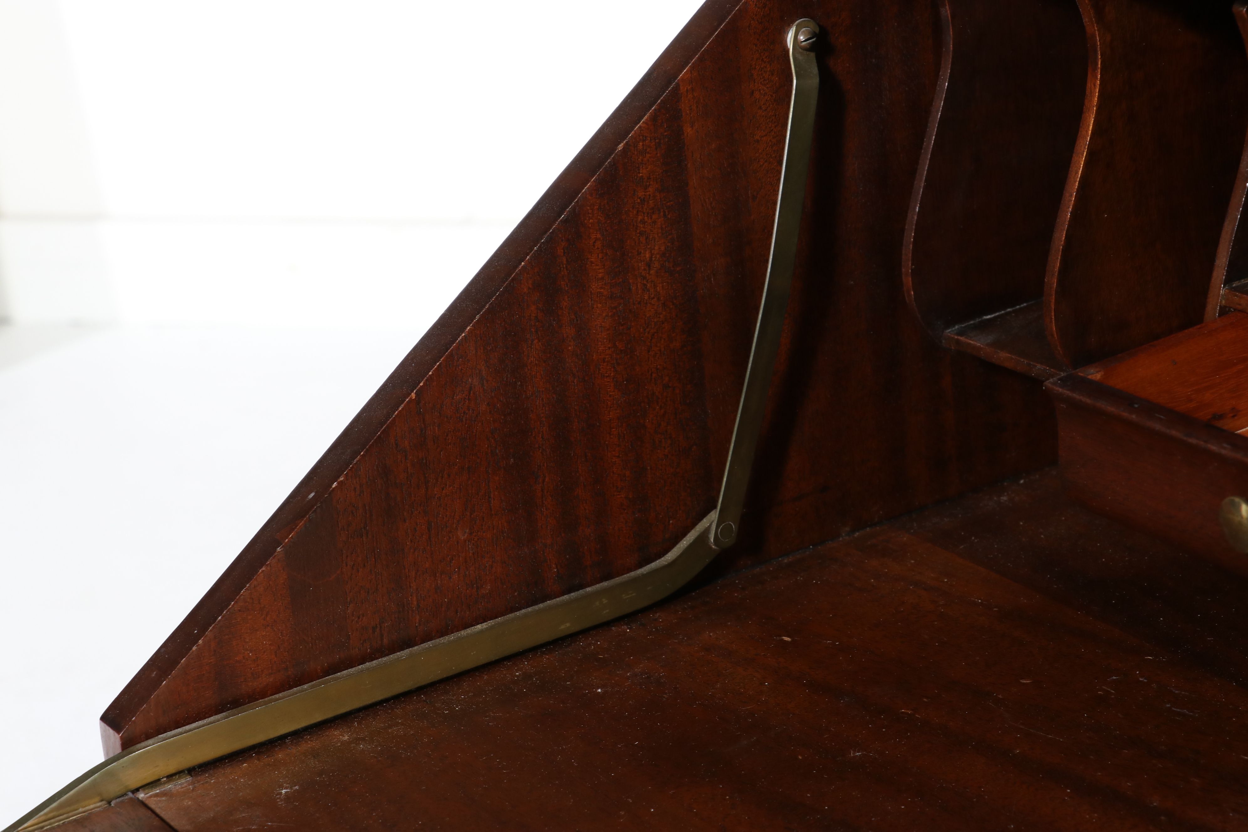 American Empire Style Mahogany Slant-Front Desk, Late 19th/ Early 20th Century