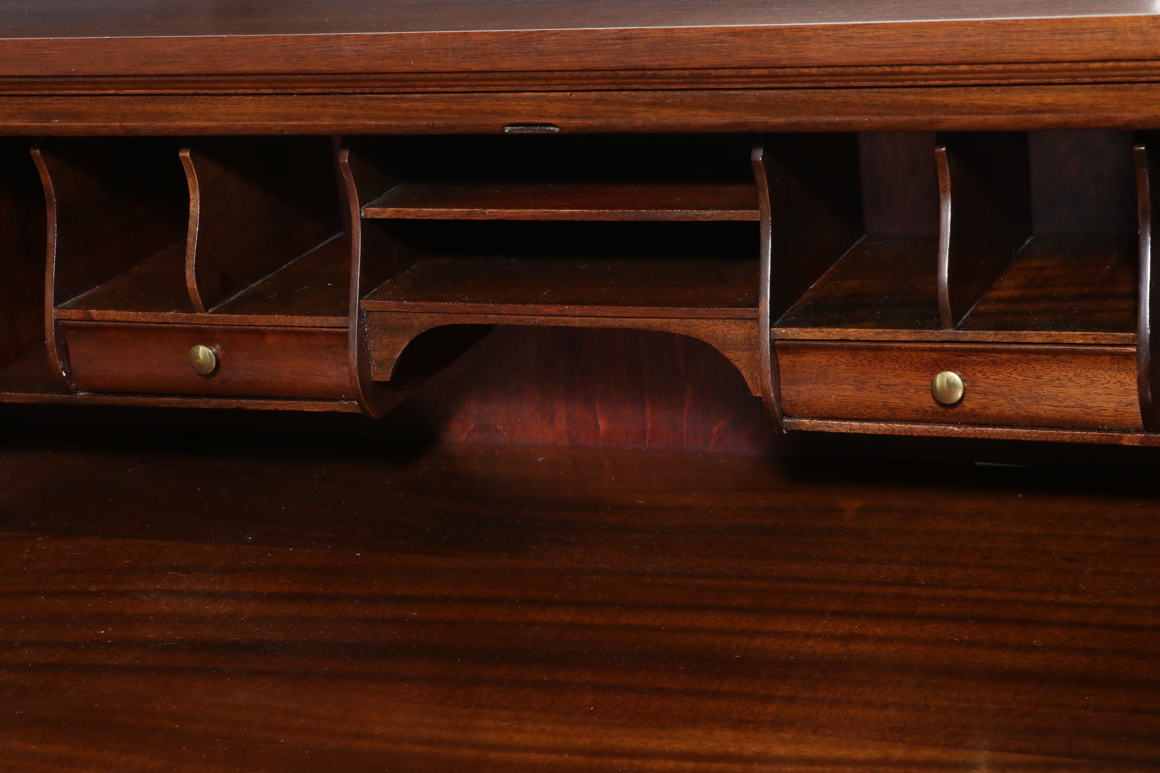 American Empire Style Mahogany Slant-Front Desk, Late 19th/ Early 20th Century
