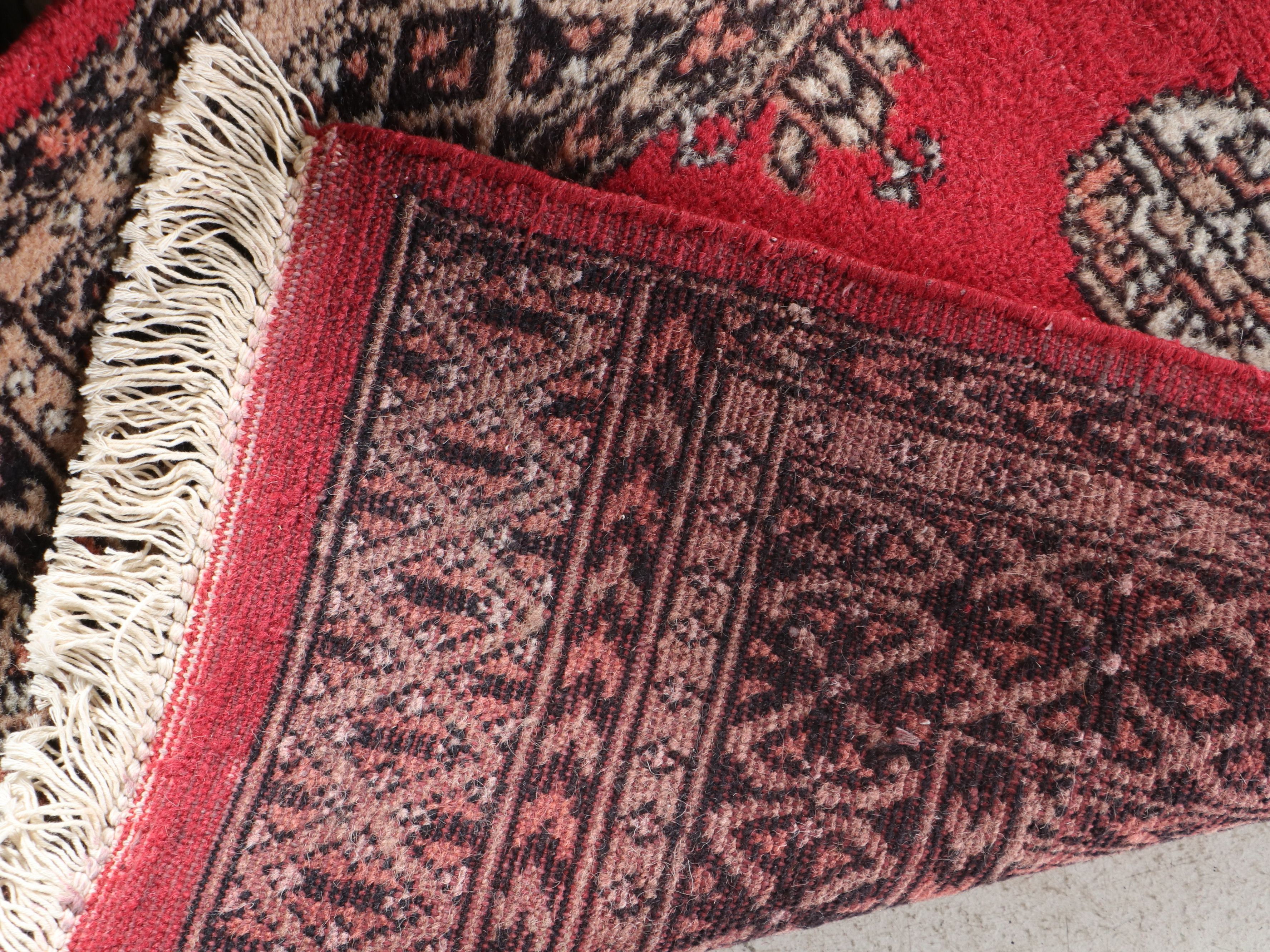 2'6 x 10'2 Hand-Knotted Pakistani Bokhara Carpet Runner