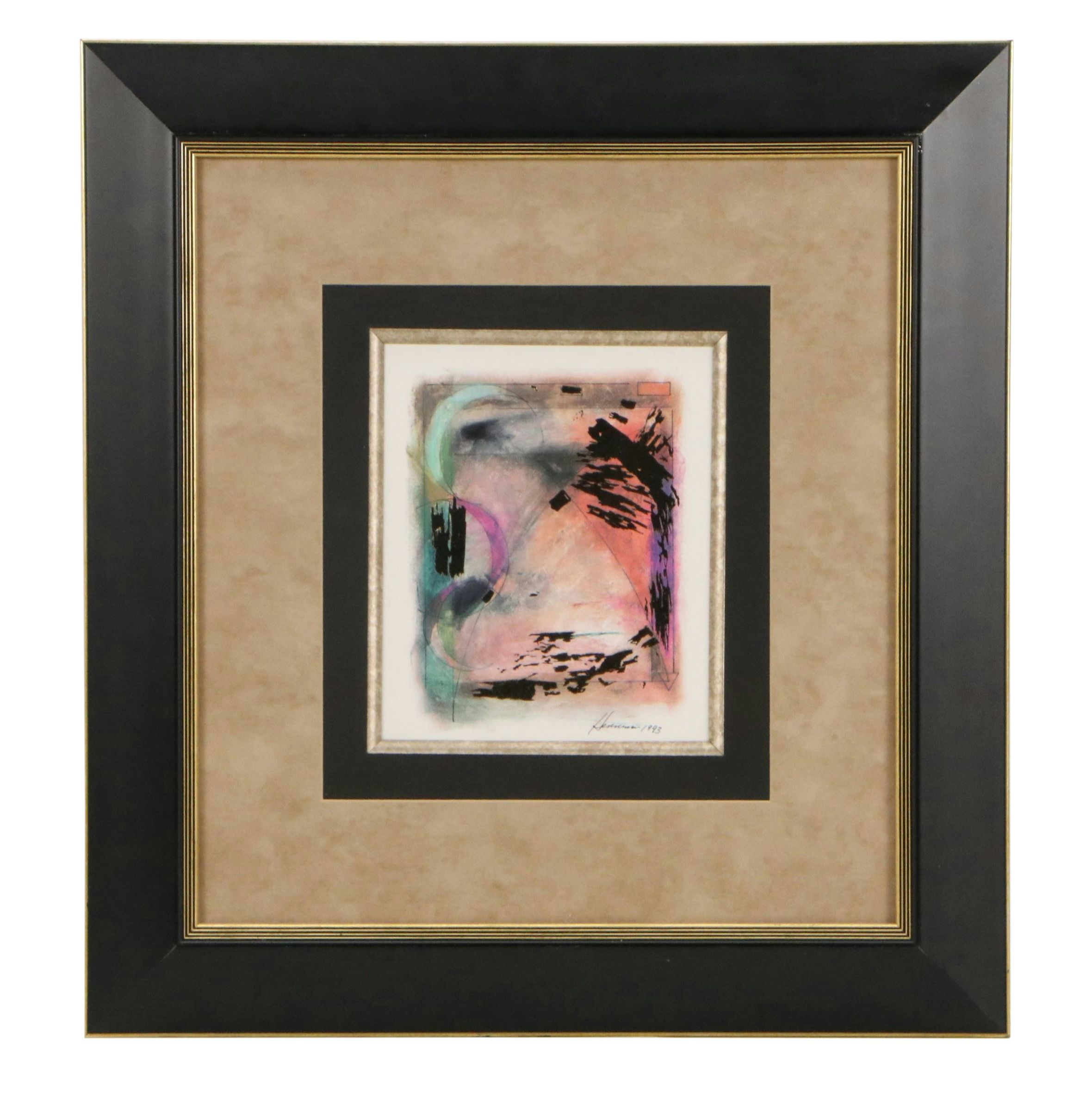 After Kathryn Henneman Abstract Offset Lithographs