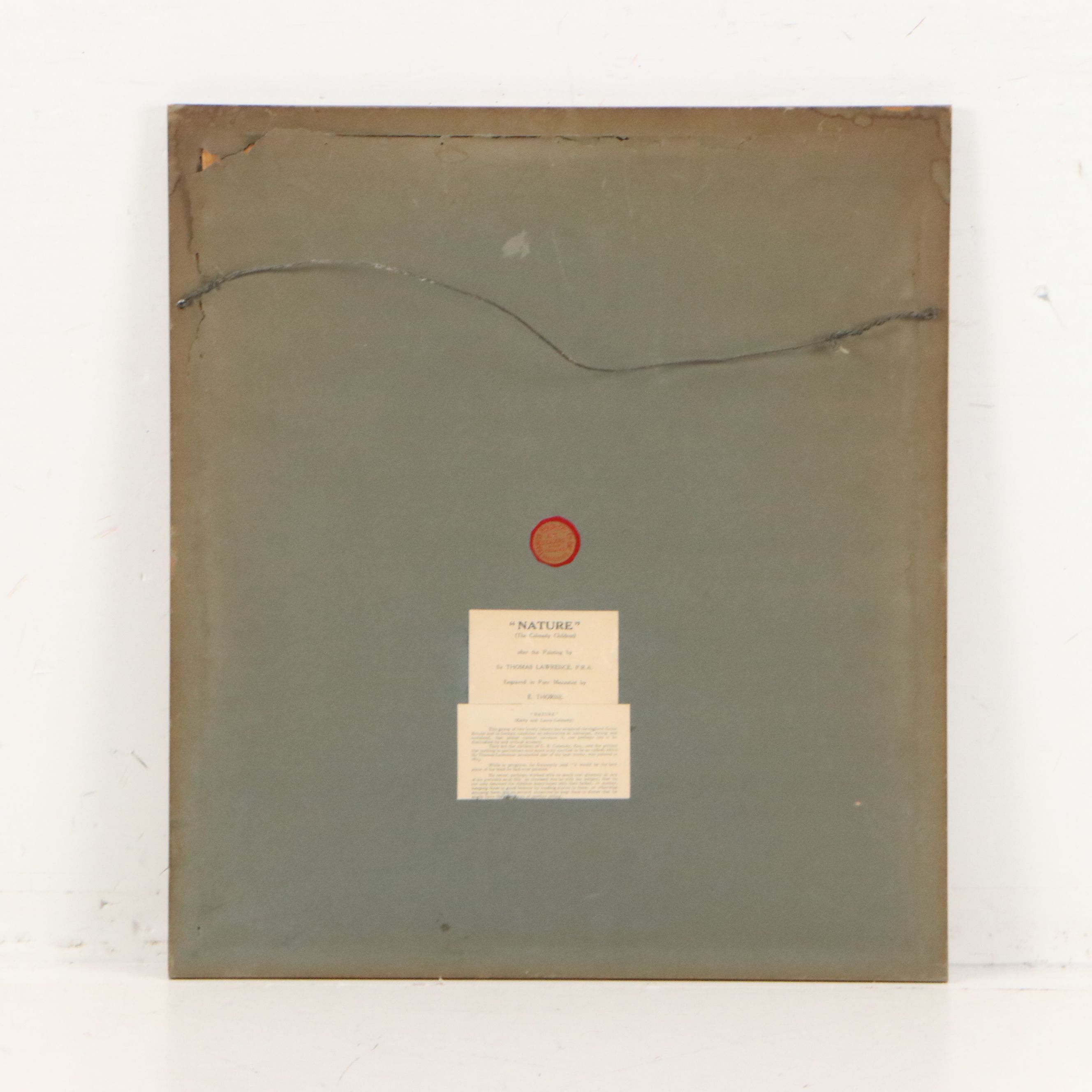 After Sir Thomas Lawrence Mezzotint "The Calmady Children"