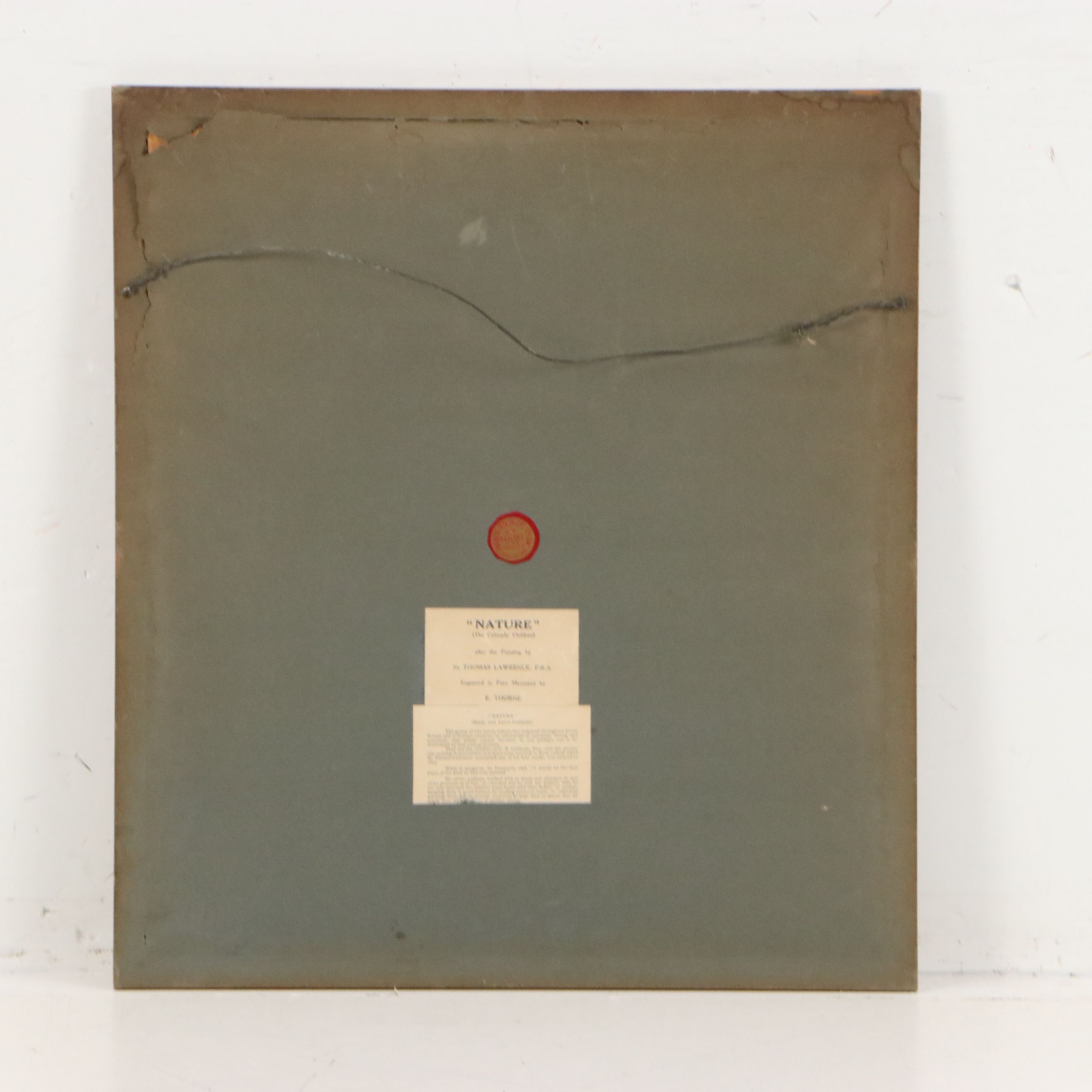 After Sir Thomas Lawrence Mezzotint "The Calmady Children"