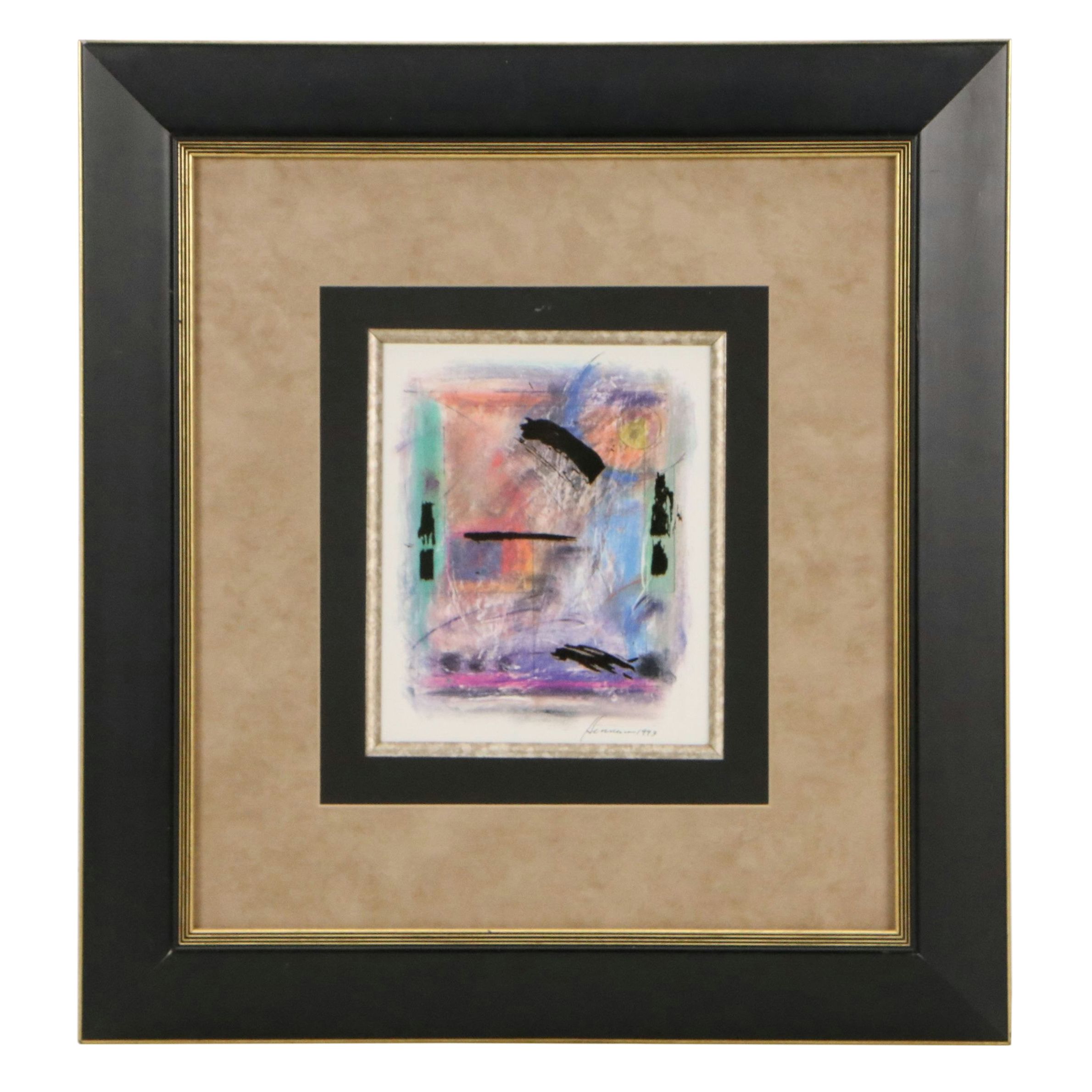 After Kathryn Henneman Abstract Offset Lithographs