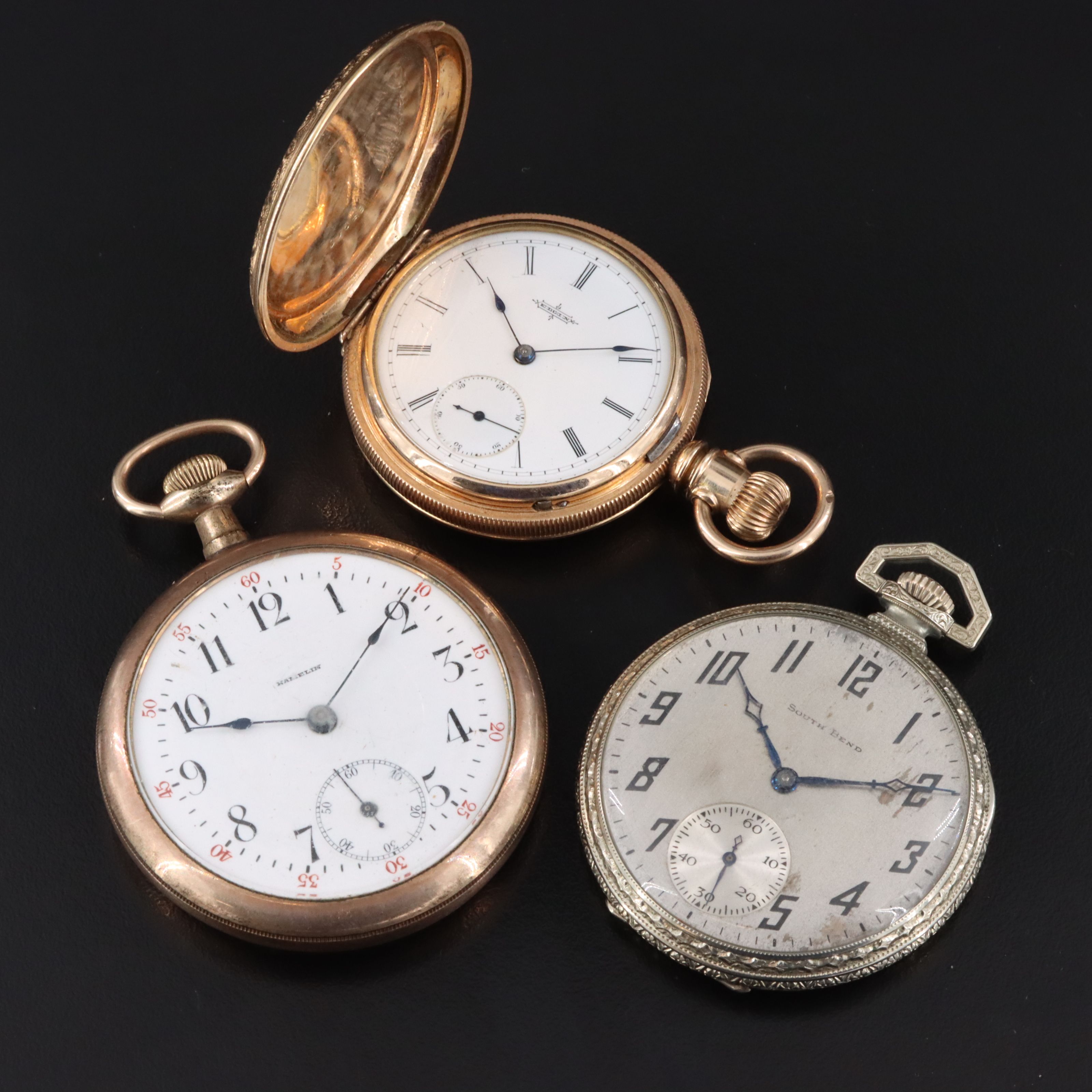 Selection of Vintage and Antique Gold-Filled Pocket Watches