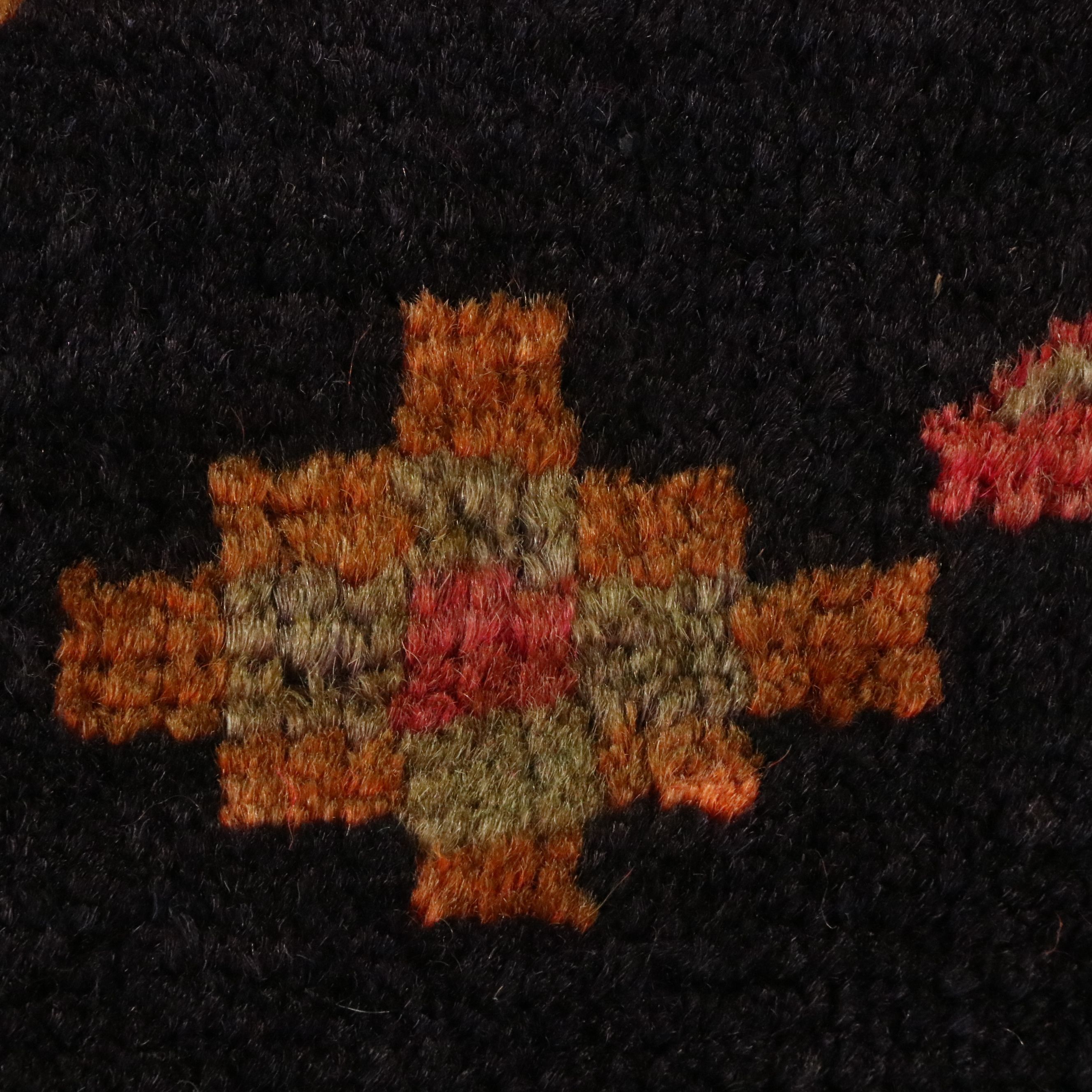 3'7 x 11'6 Hand-Knotted Persian Kurdish Long Rug