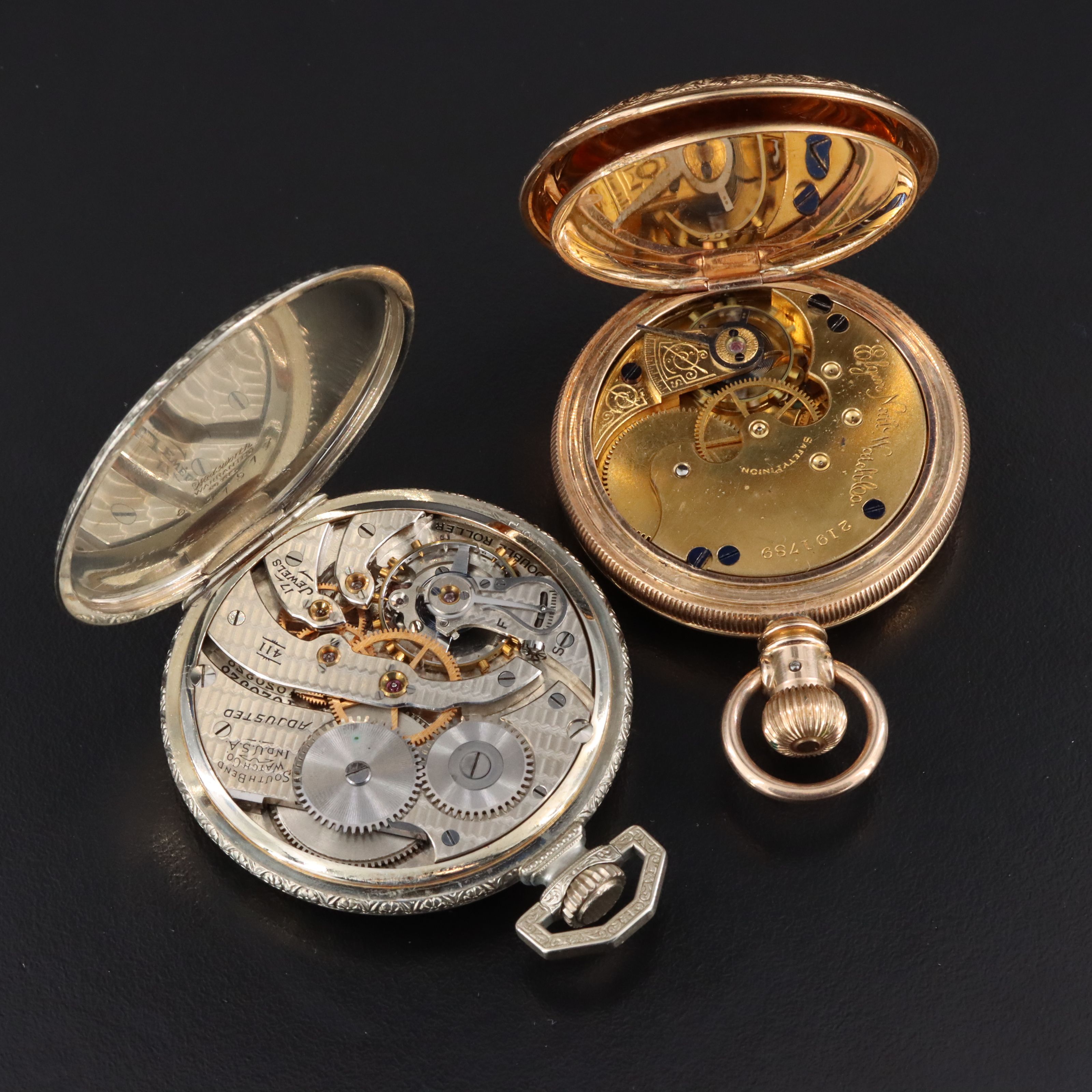 Selection of Vintage and Antique Gold-Filled Pocket Watches