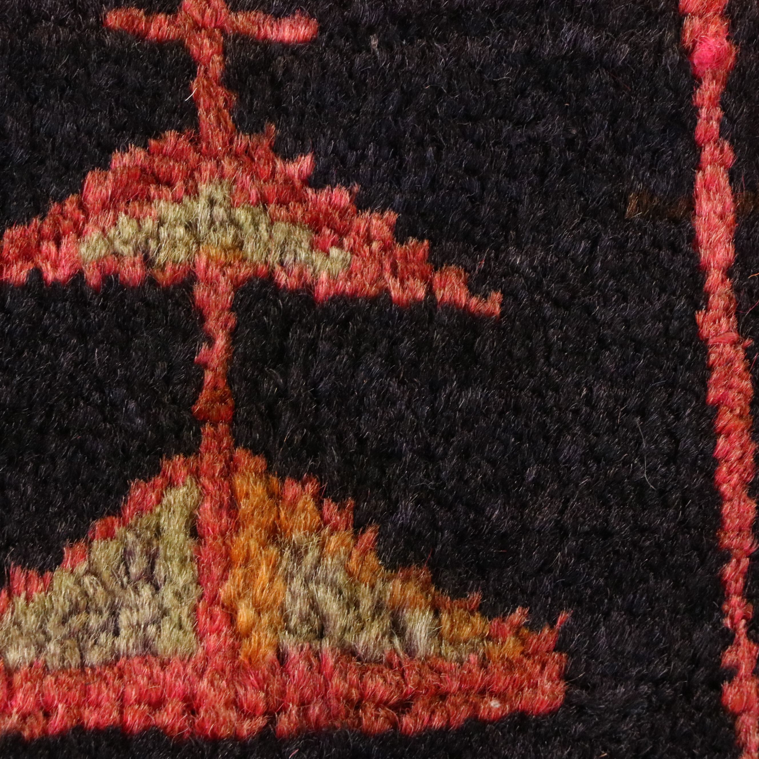 3'7 x 11'6 Hand-Knotted Persian Kurdish Long Rug