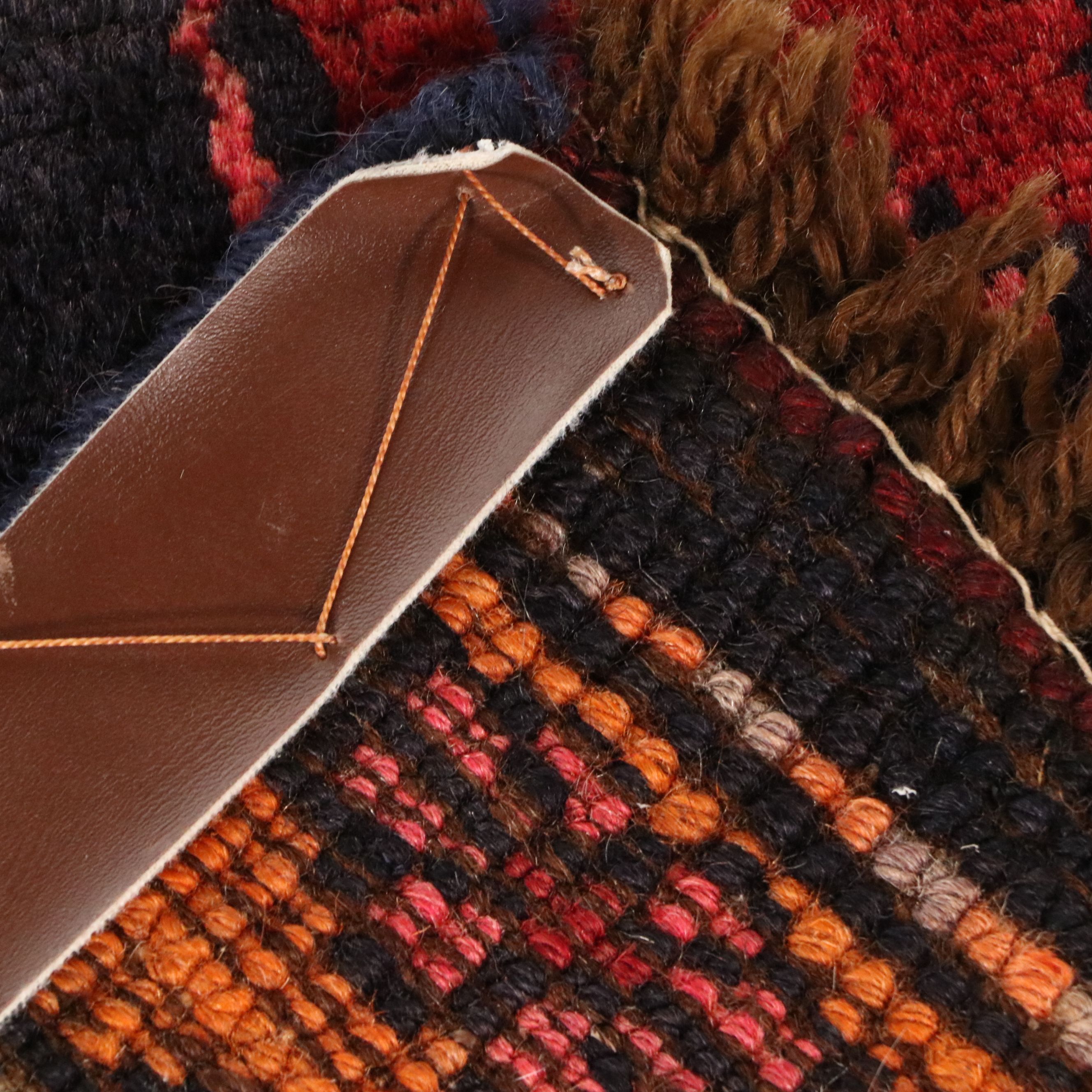 3'7 x 11'6 Hand-Knotted Persian Kurdish Long Rug