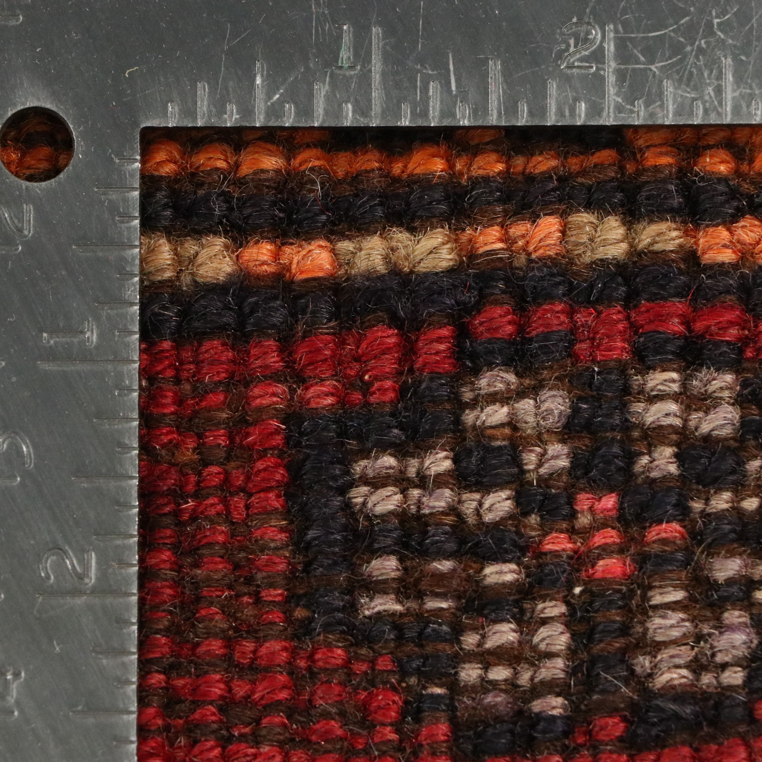 3'7 x 11'6 Hand-Knotted Persian Kurdish Long Rug