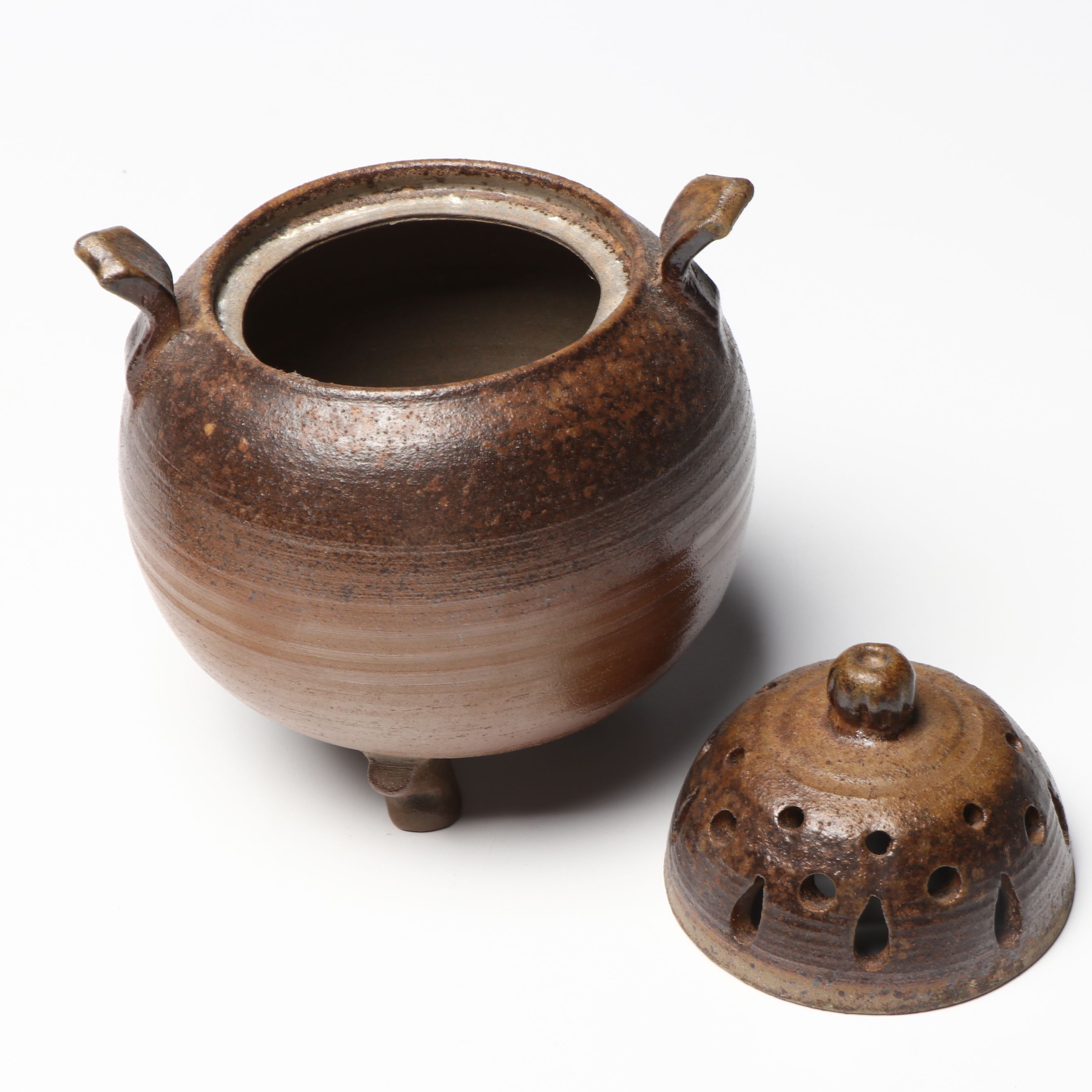 Okugawa Pottery Co. Japanese Ceramic Dishes with Incense Burner and Wind Bell