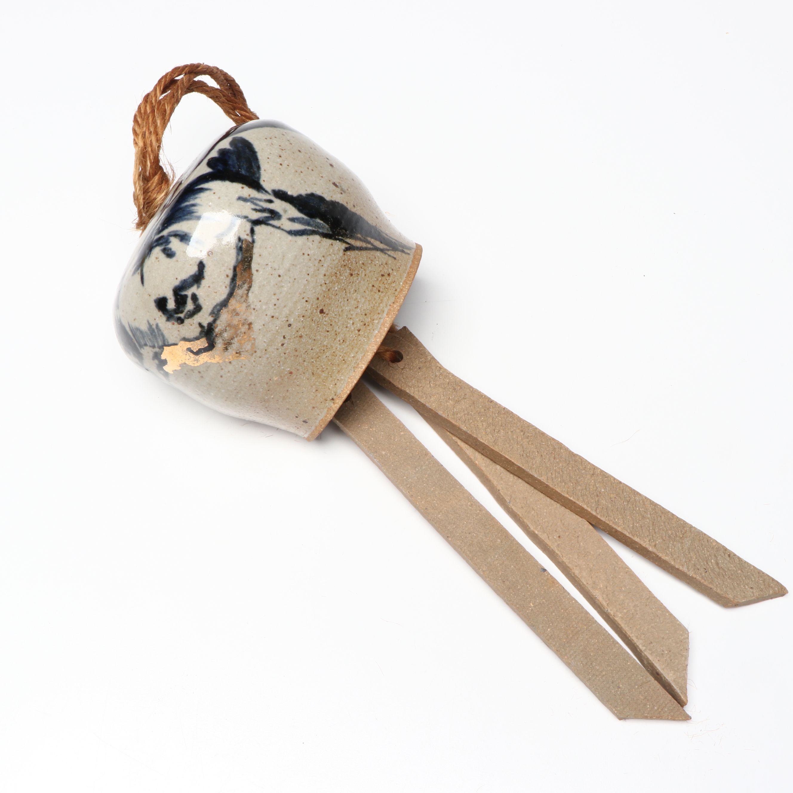 Okugawa Pottery Co. Japanese Ceramic Dishes with Incense Burner and Wind Bell