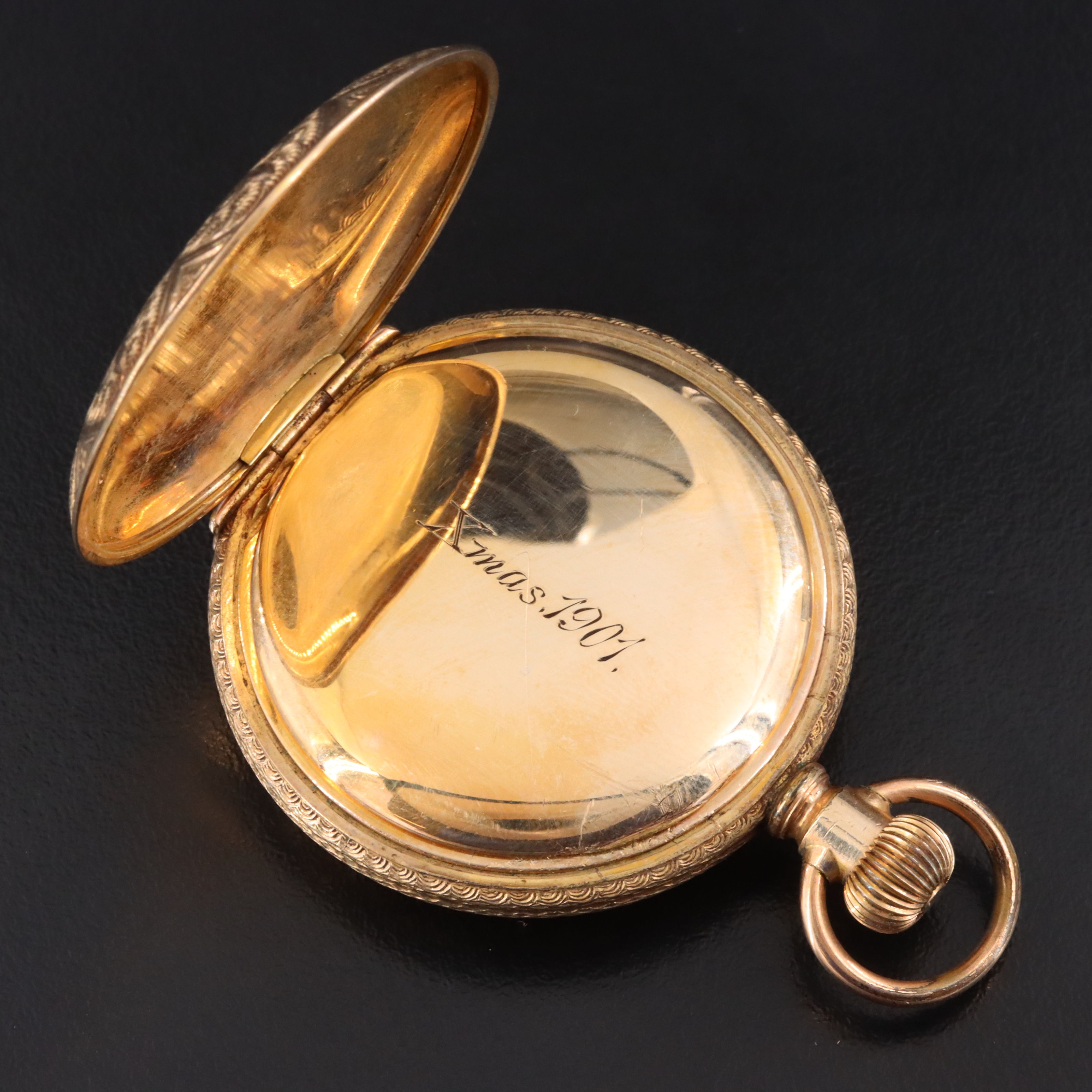 1894 New York Standard Gold Filled Hunting Case Pocket Watch
