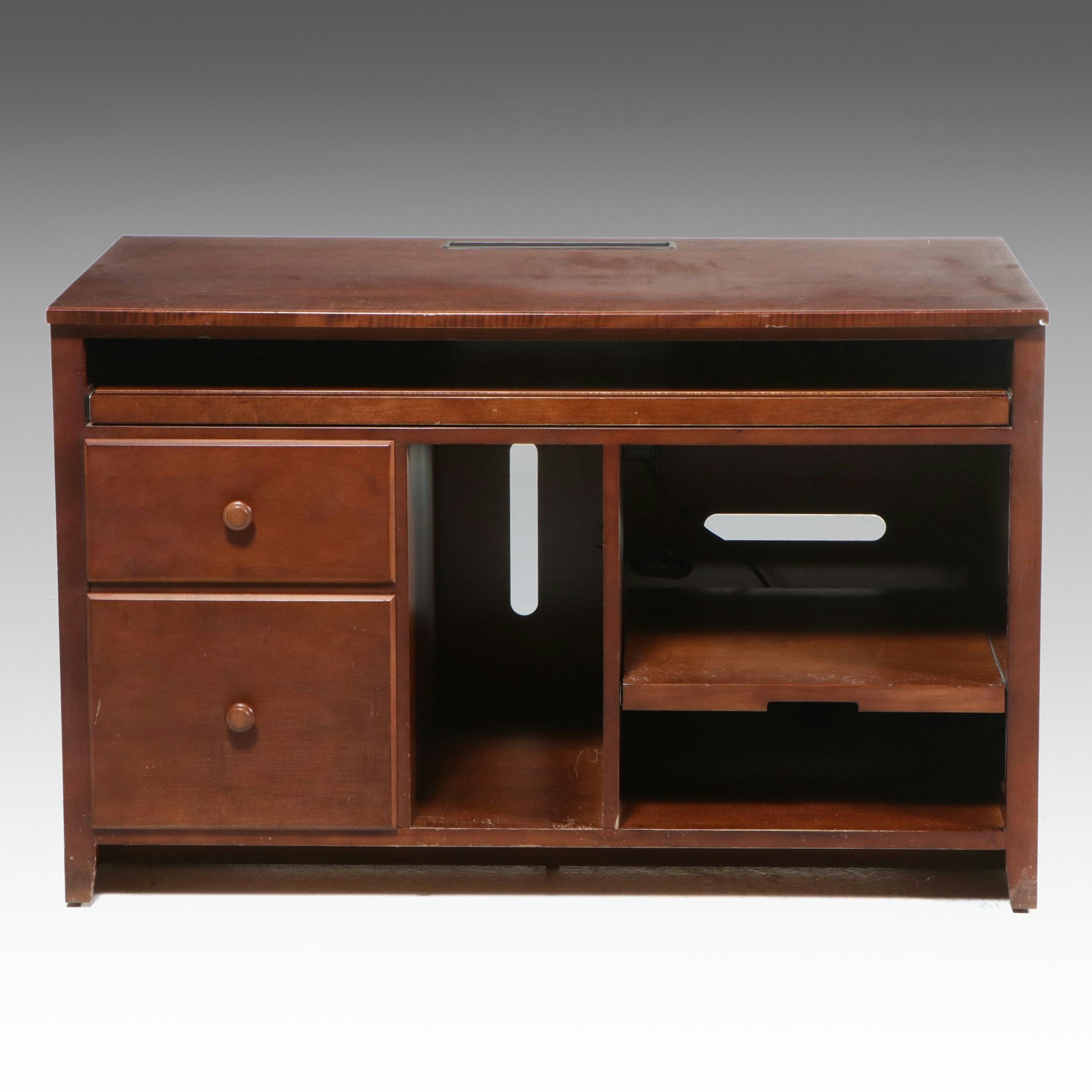 Ethan Allen Three-Piece Home Office Suite Including Desk with Hutch and More