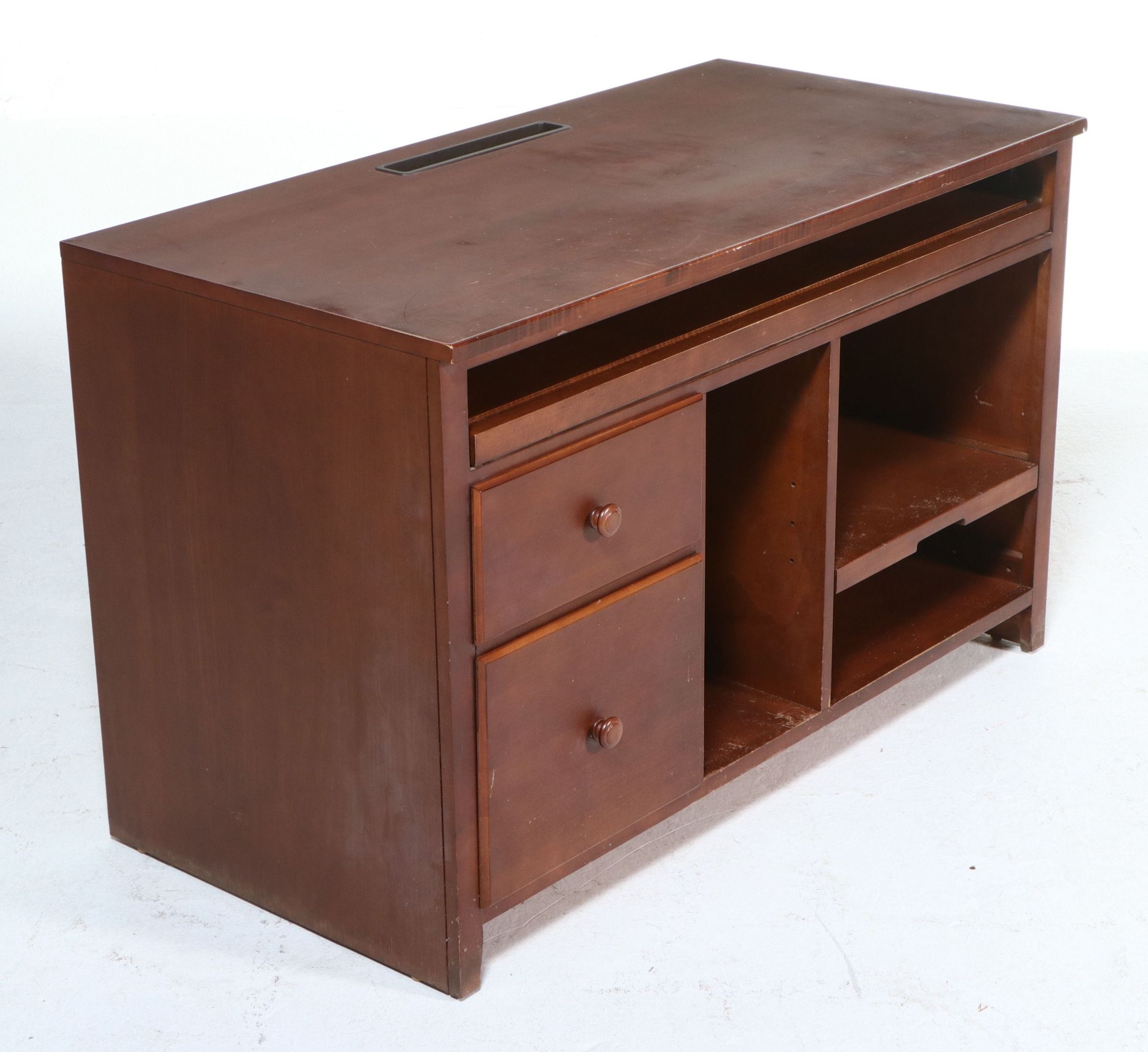 Ethan Allen Three-Piece Home Office Suite Including Desk with Hutch and More