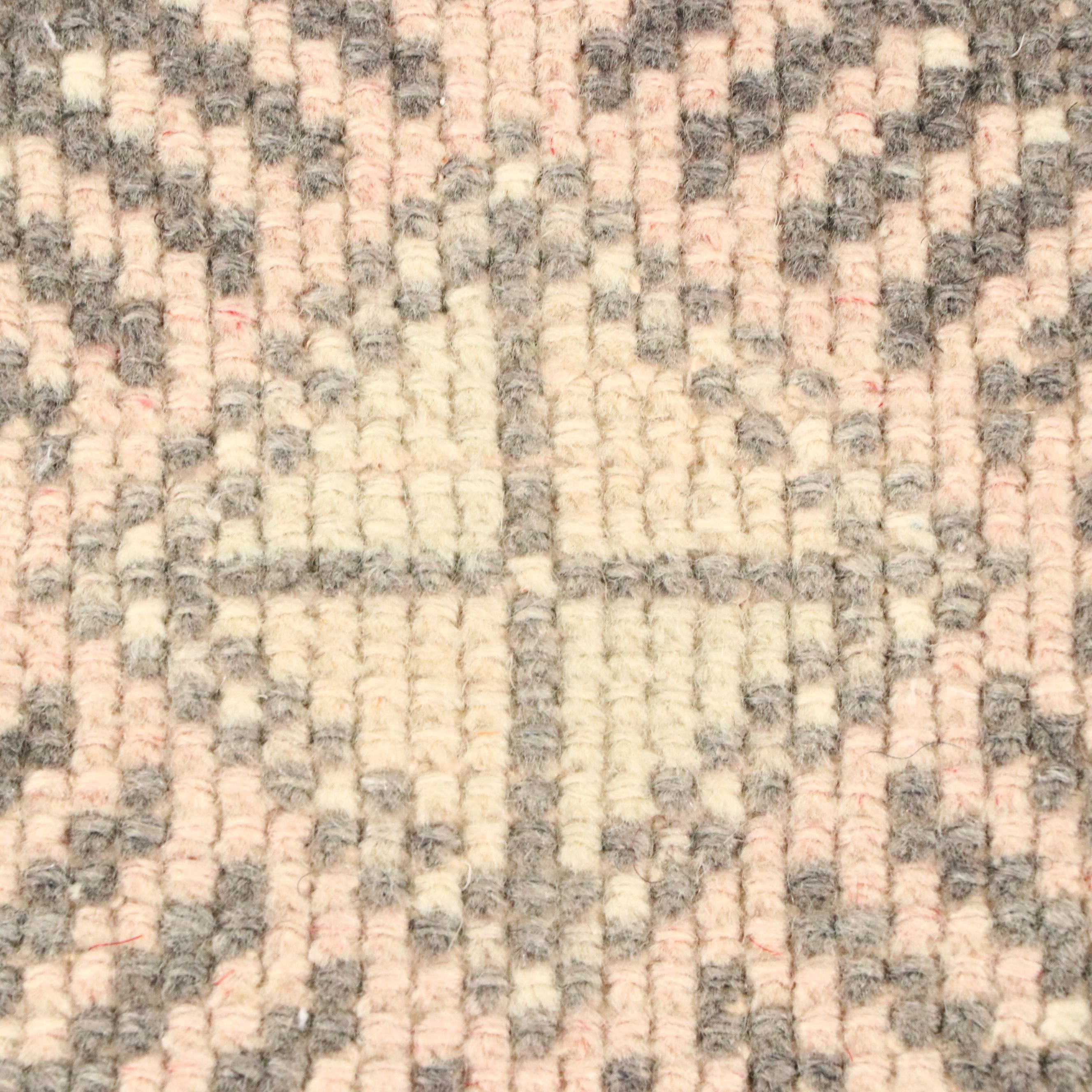 3'11 x 6'9 Hand-Knotted Turkish Anatolian Area Rug