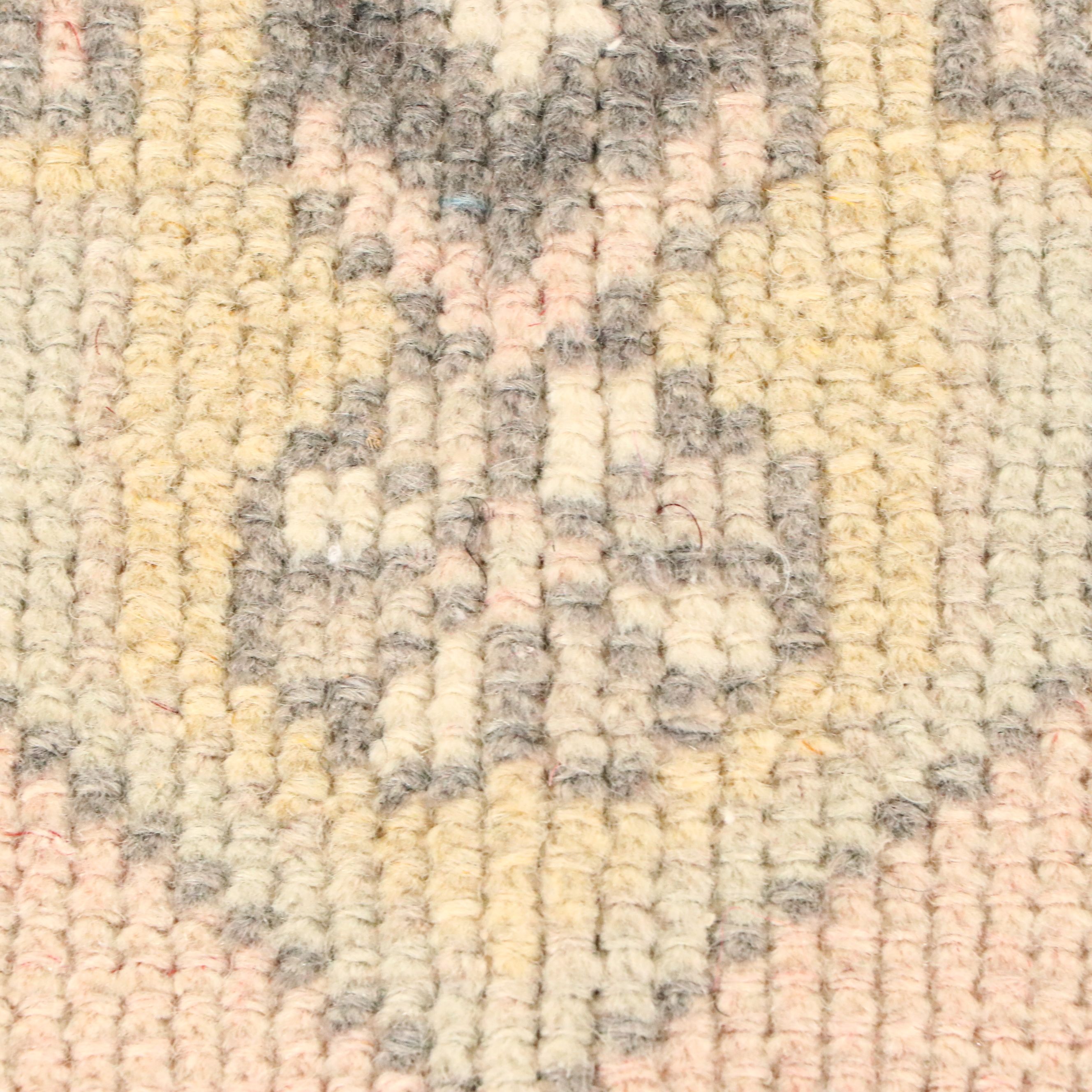 3'11 x 6'9 Hand-Knotted Turkish Anatolian Area Rug