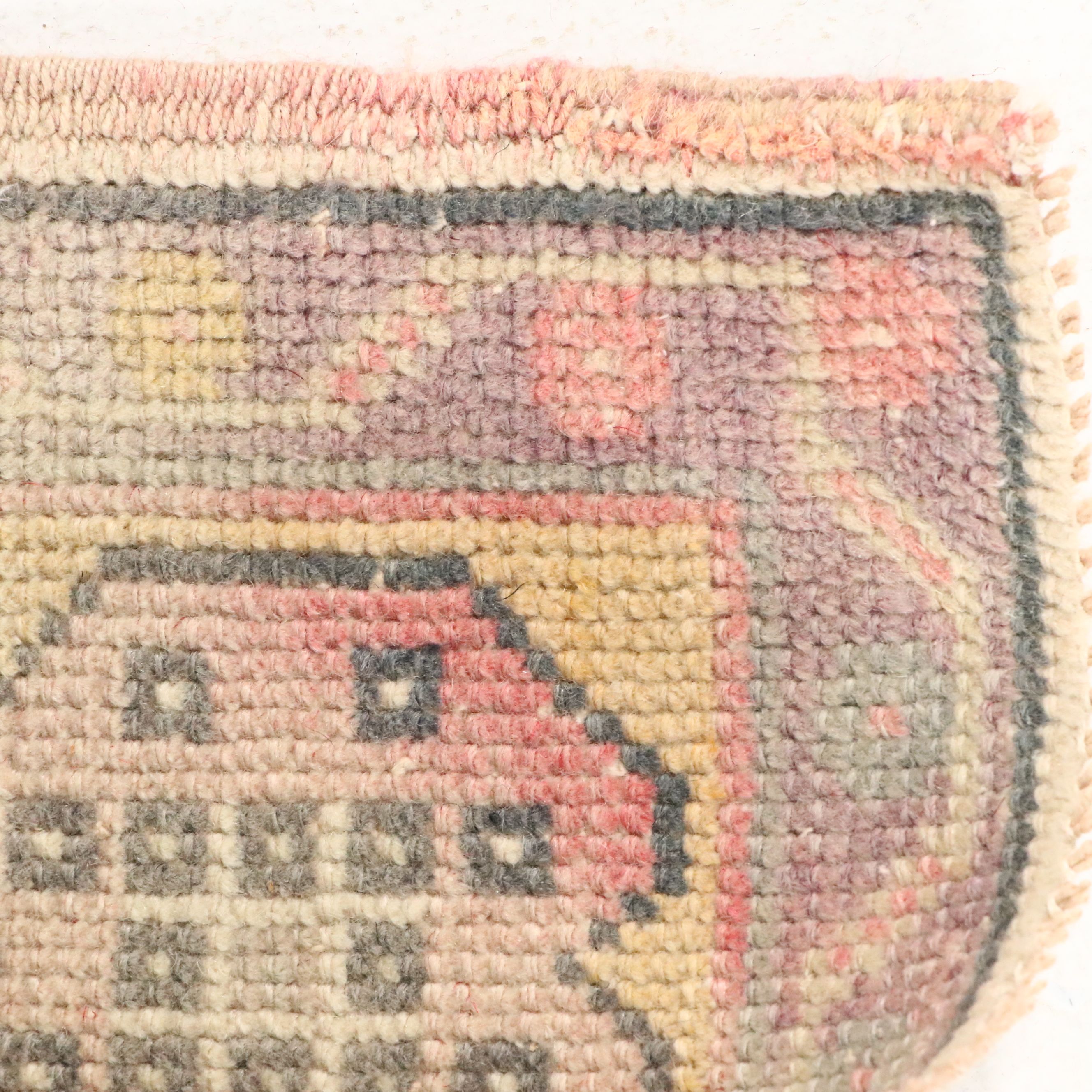 3'11 x 6'9 Hand-Knotted Turkish Anatolian Area Rug