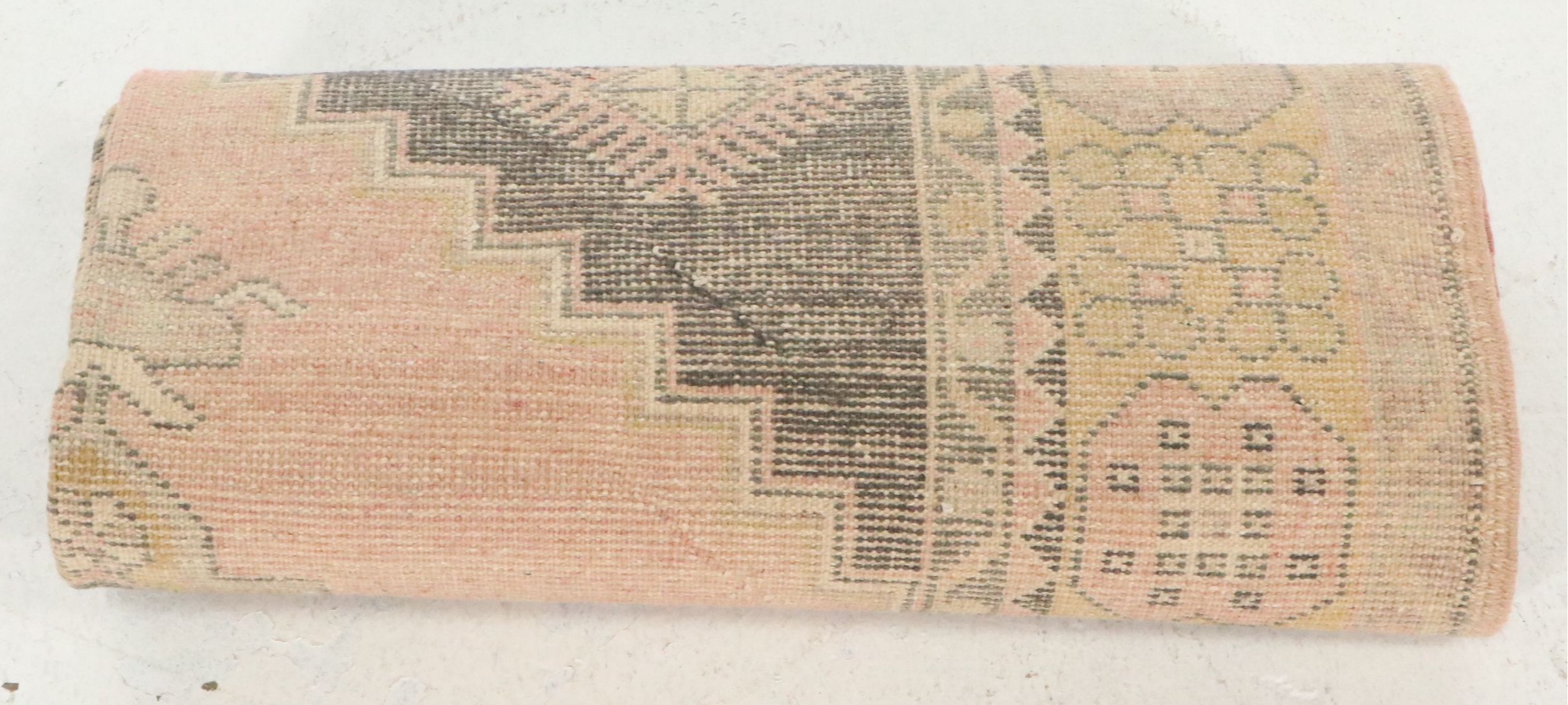 3'11 x 6'9 Hand-Knotted Turkish Anatolian Area Rug