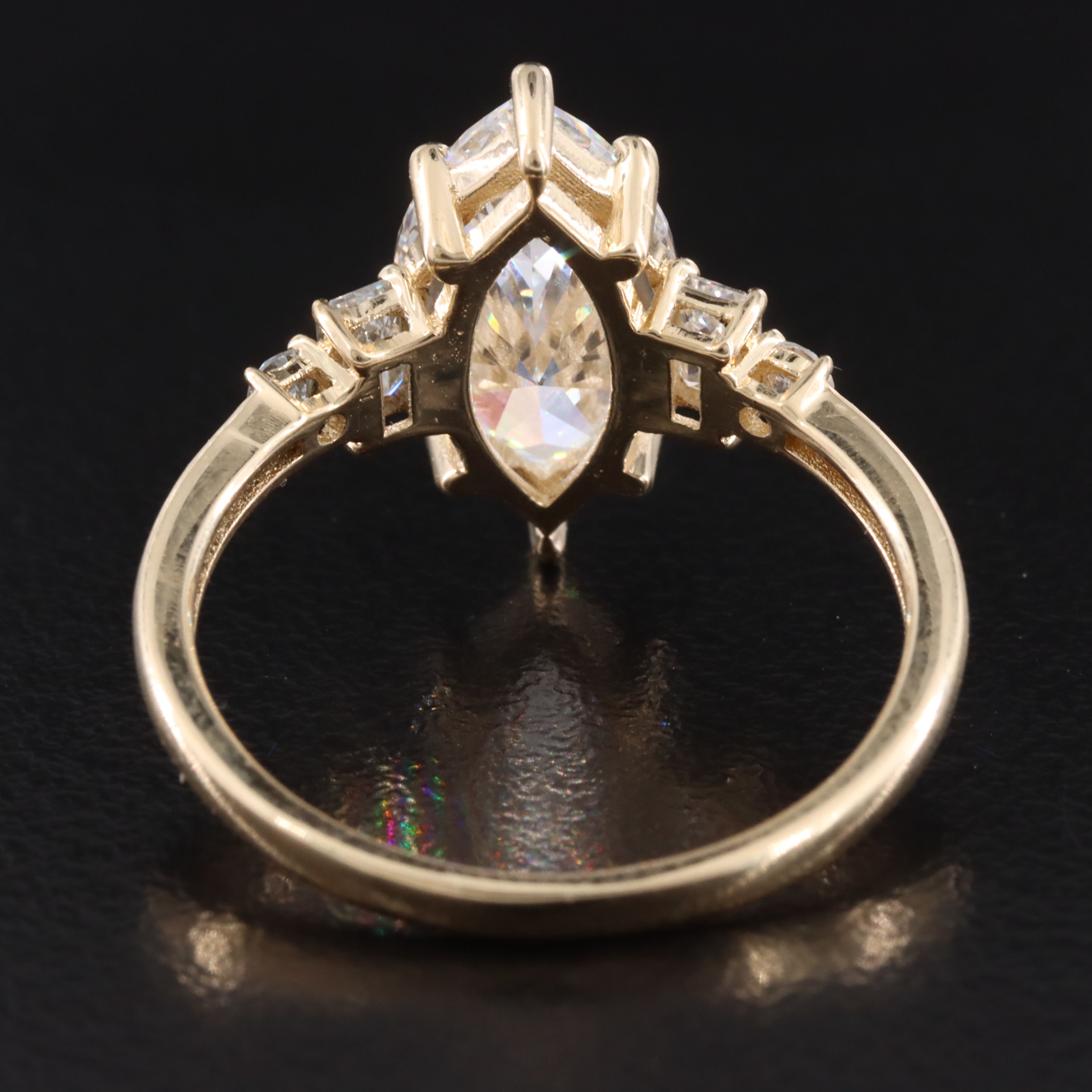 14K 3.56 CTW Lab Grown Diamond Ring with IGI Report