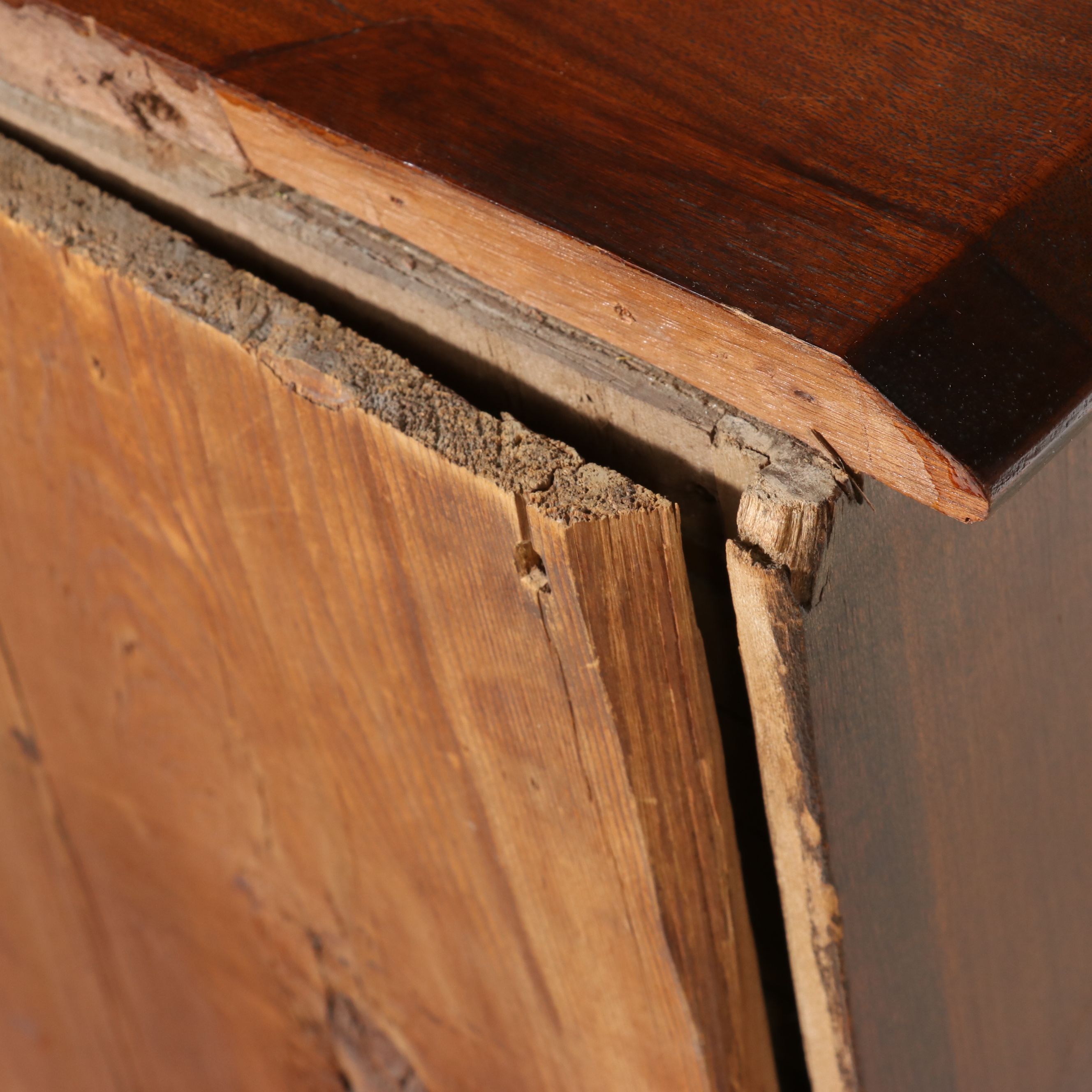 American Empire Mahogany and Cherry Chest of Drawers, Circa 1840