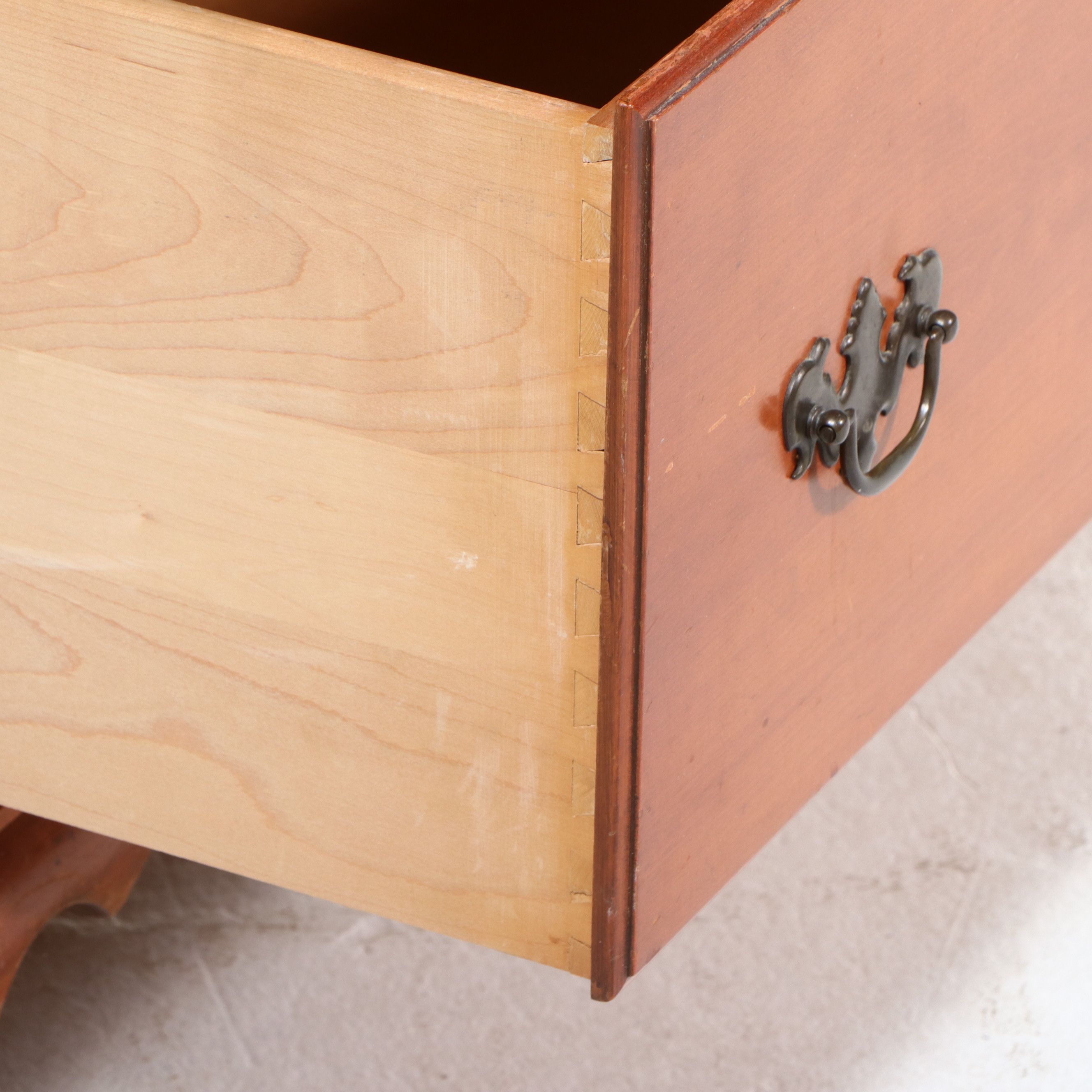 Colonial Revival Style Maple Chest-on-Chest, Mid-20th Century