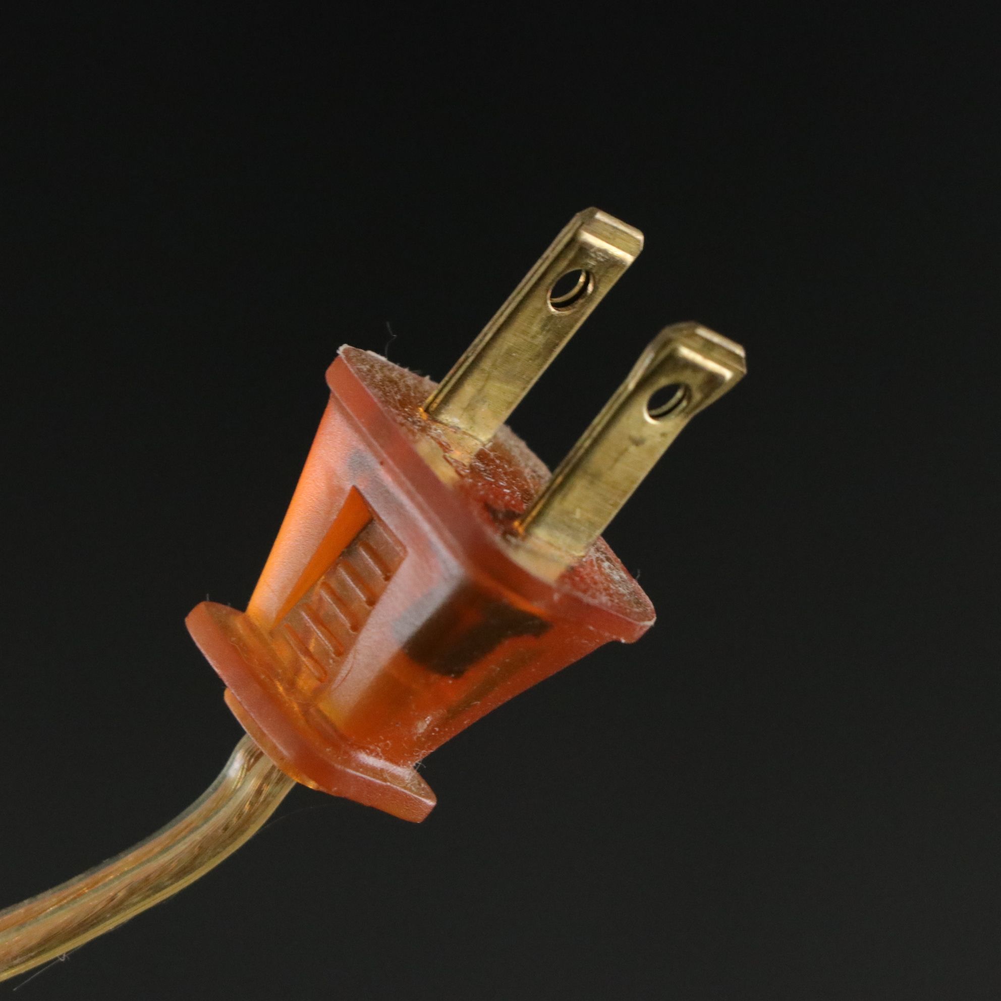 Pressed Glass Urn Table Lamp, Late 20th Century