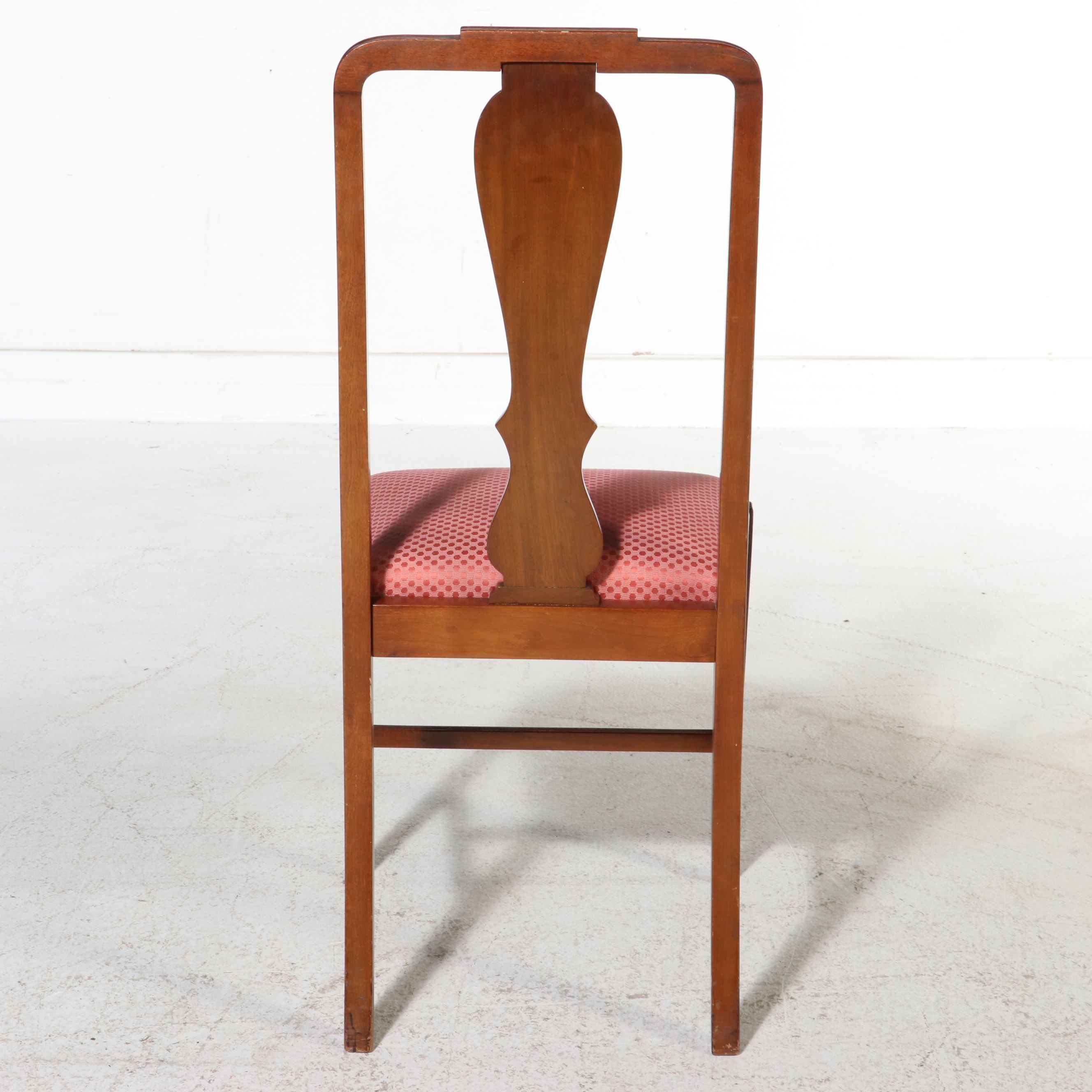 Seven-Piece Federal Style Inlaid Mahogany Dining Suite, Mid to Late 20th Century