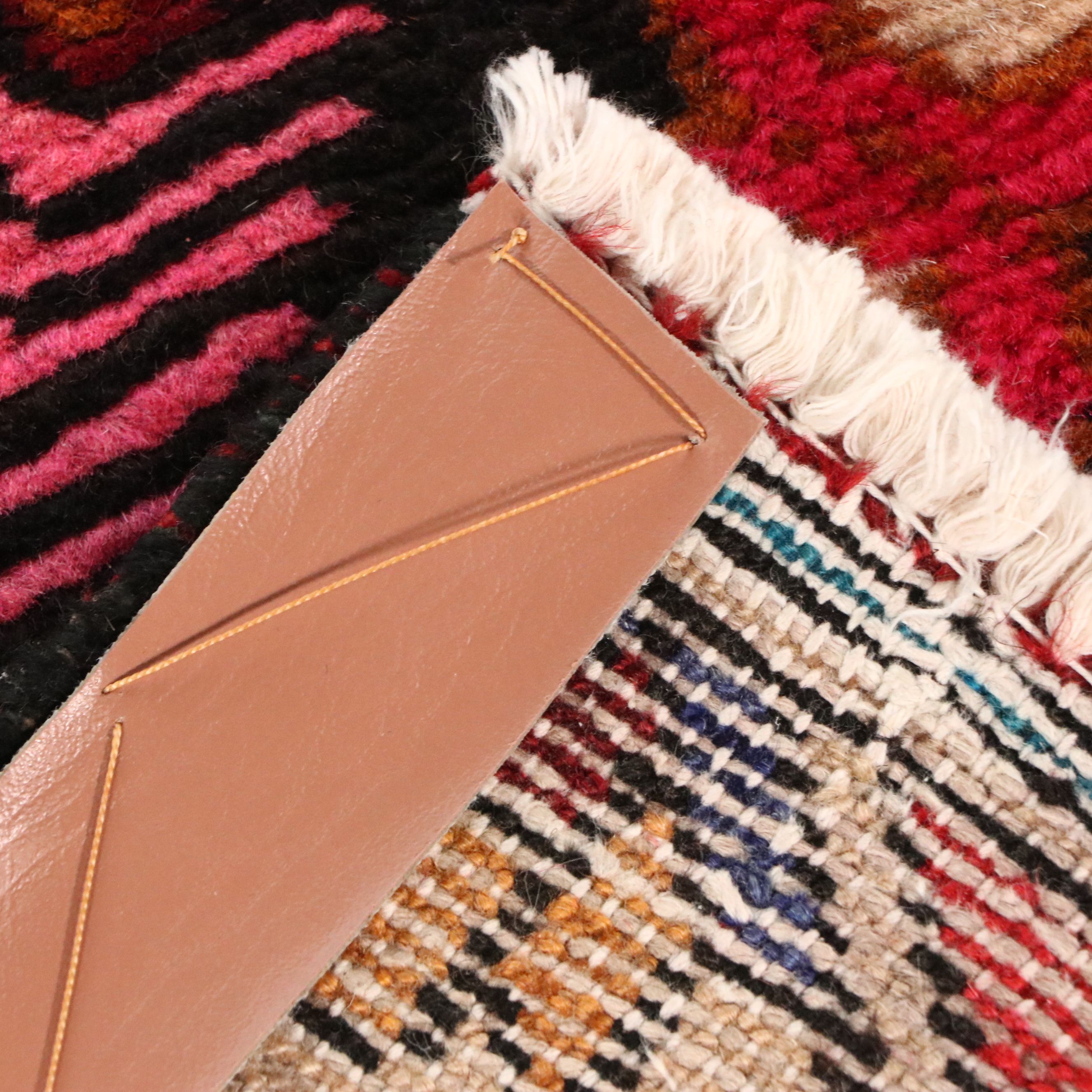 3'8 x 9'11 Hand-Knotted Persian Hamadan Long Rug