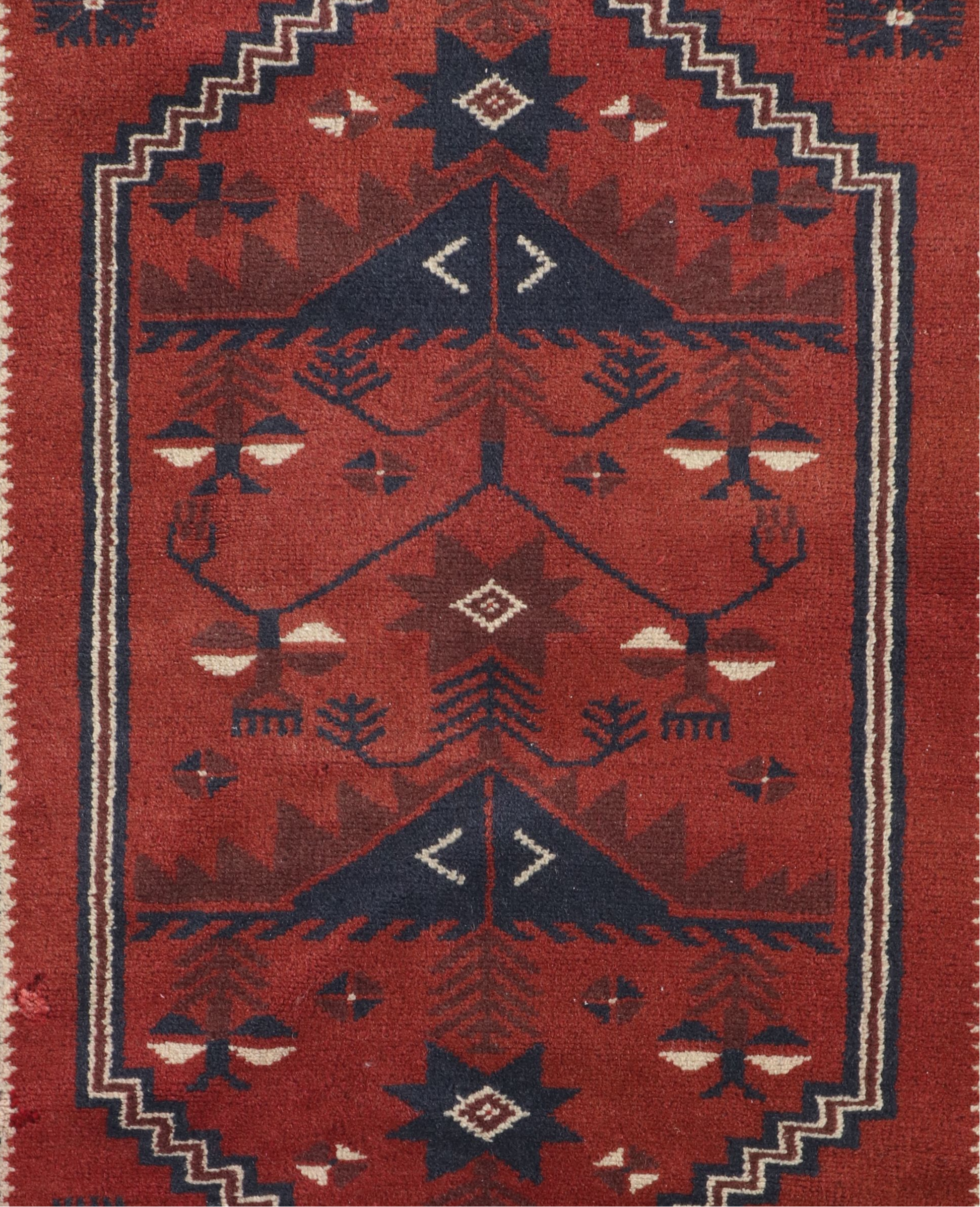2'8 x 4'6 Hand-Knotted Turkish Yağcıbedir Accent Rug