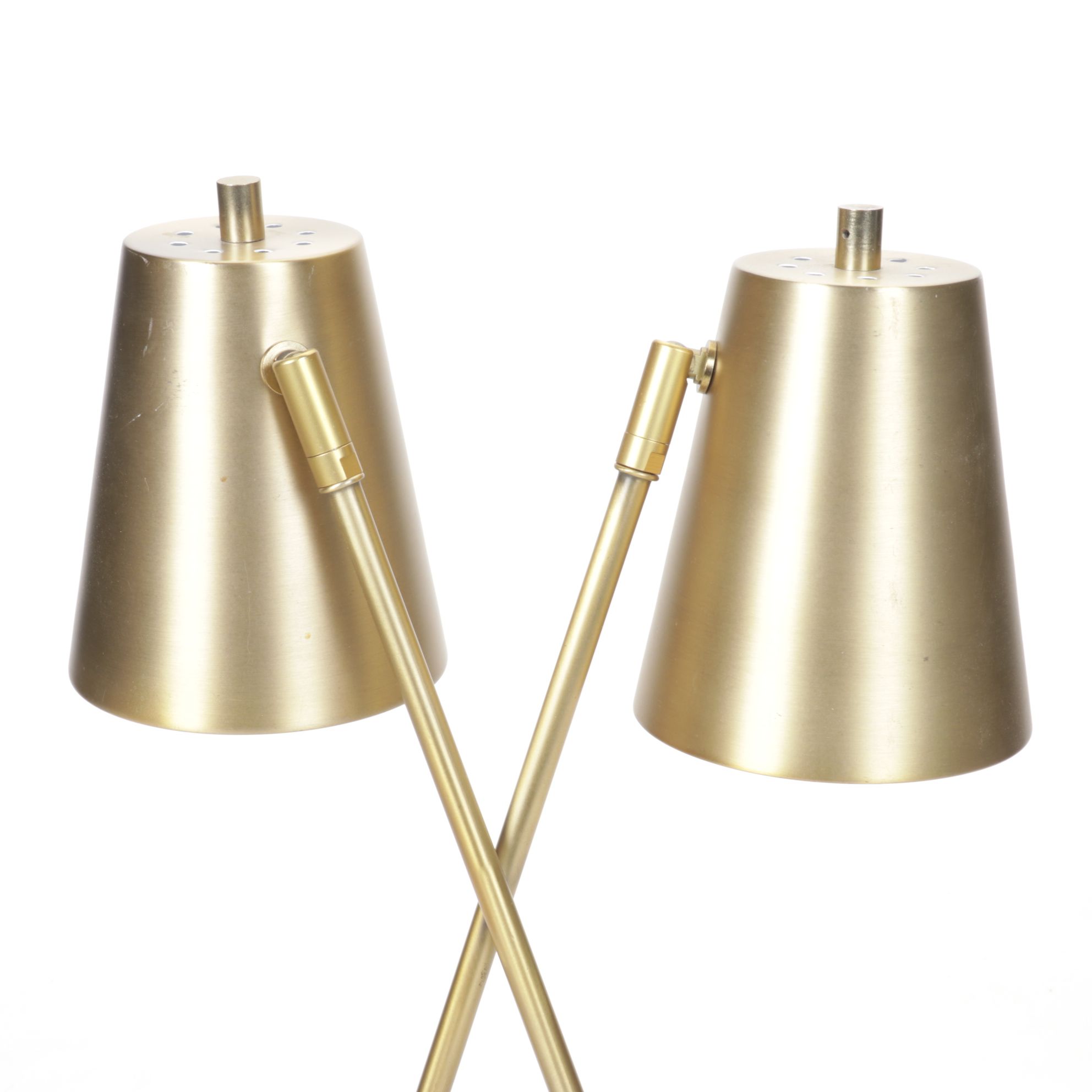 Safavieh "Kera" Postmodern Giltmetal LED Table Lamp