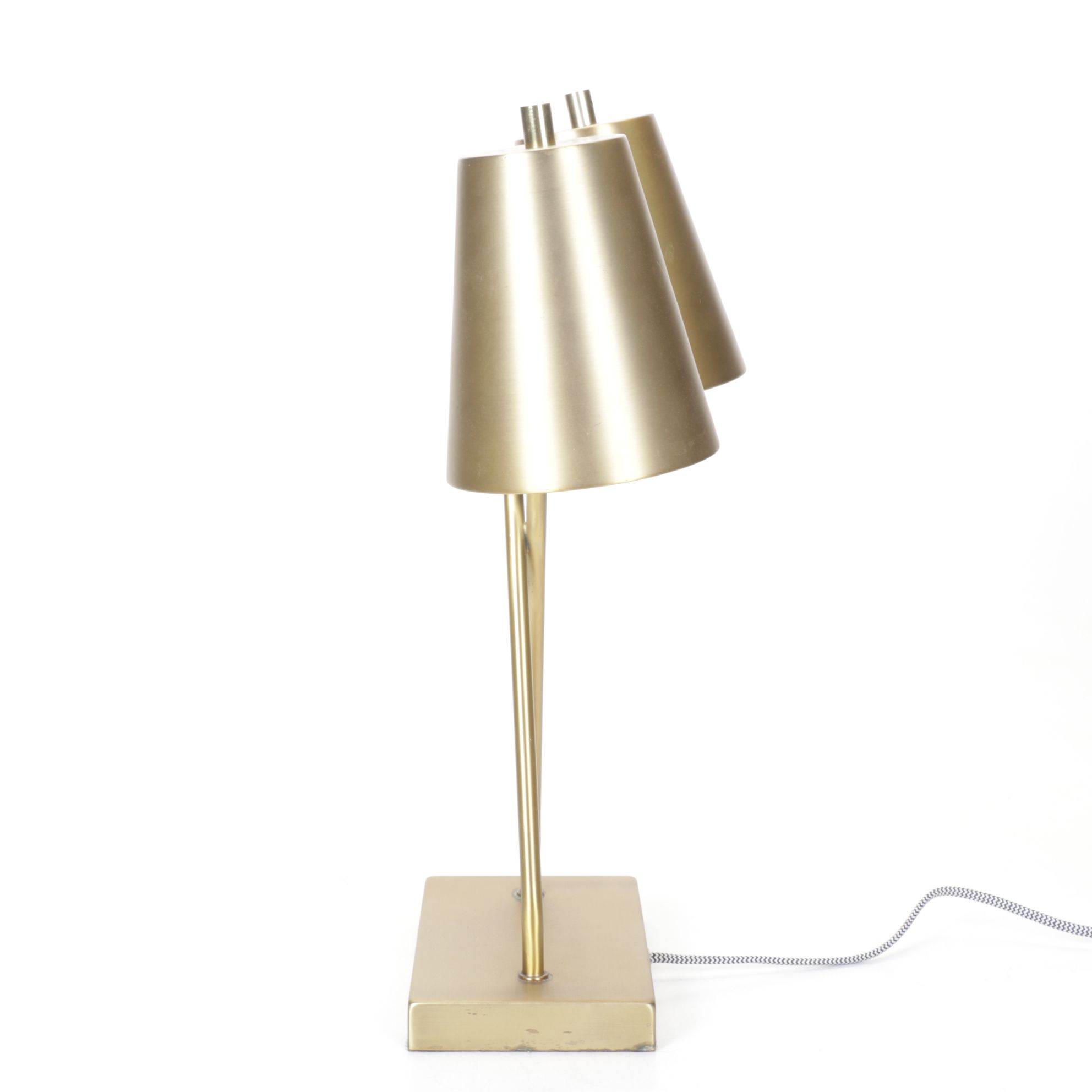 Safavieh "Kera" Postmodern Giltmetal LED Table Lamp