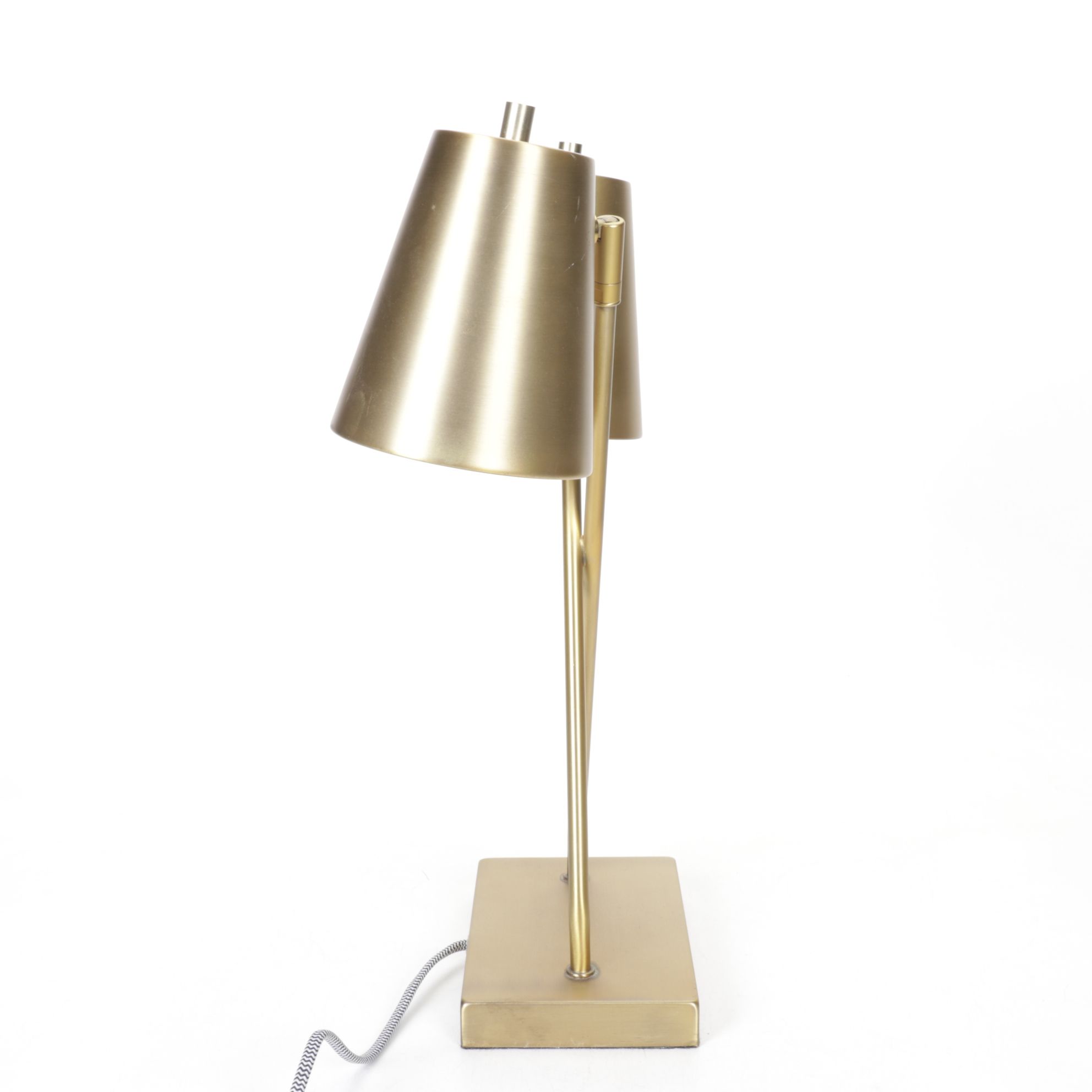 Safavieh "Kera" Postmodern Giltmetal LED Table Lamp