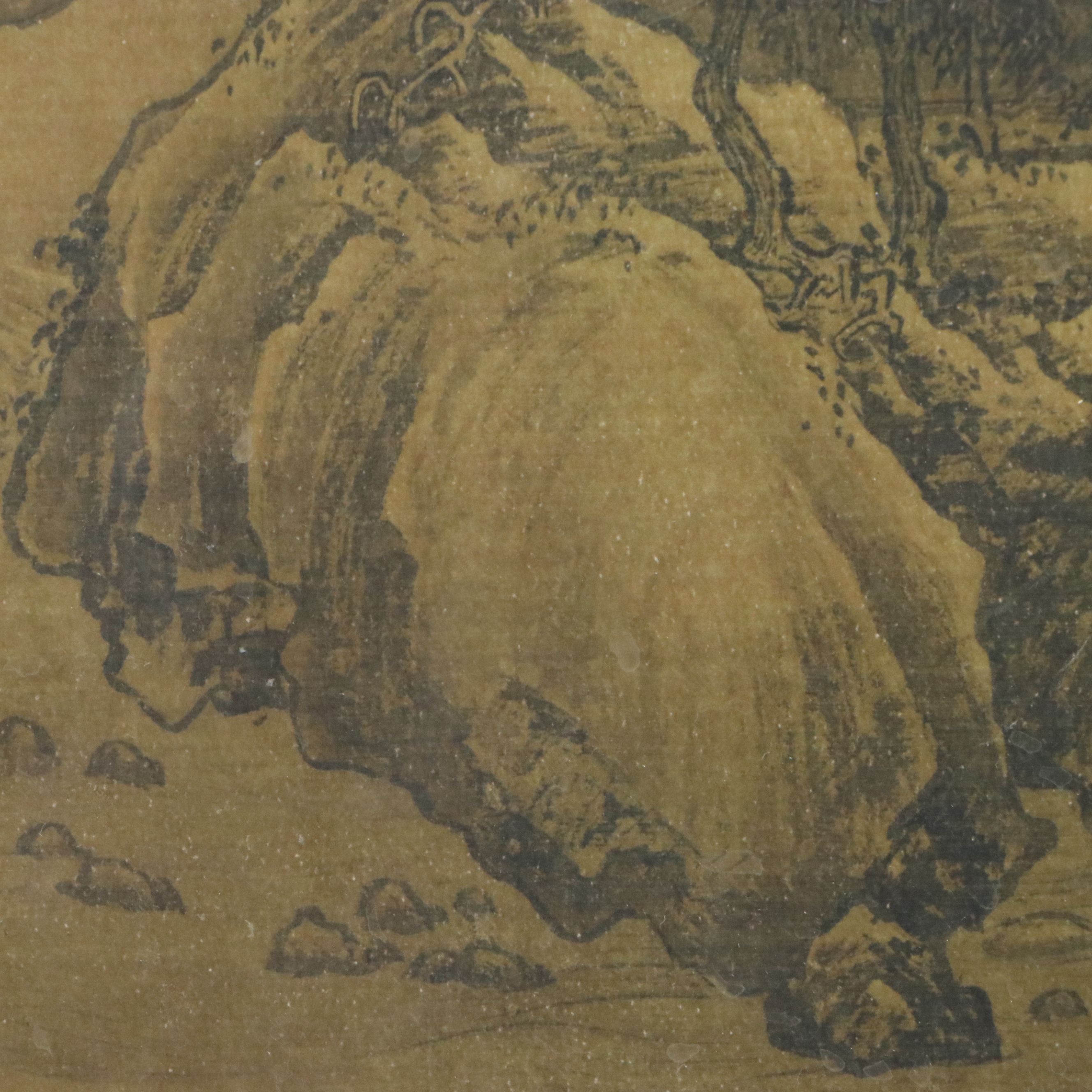 Collotype of Chinese Scroll Painting "Streams and Hills Under Fresh Snow"