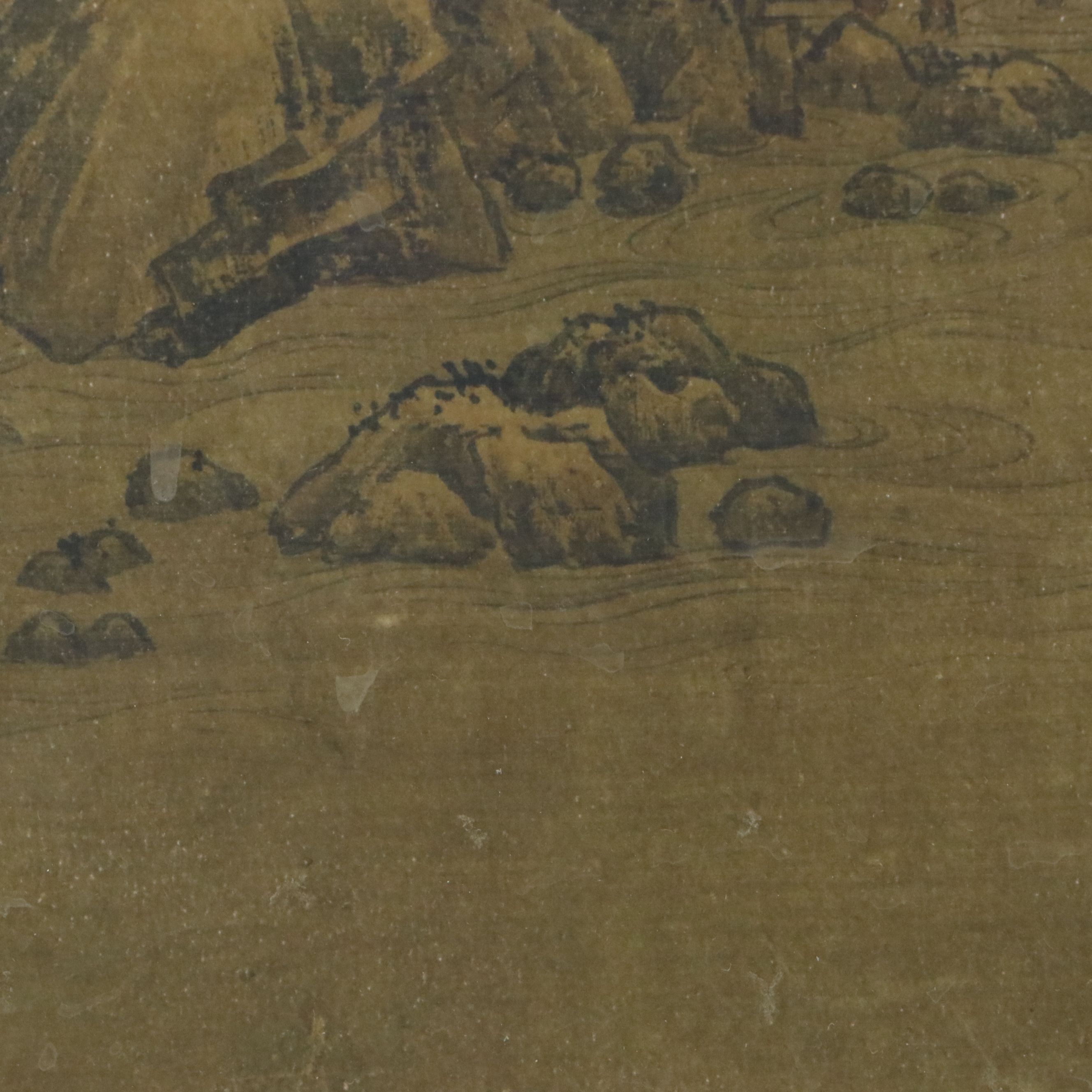 Collotype of Chinese Scroll Painting "Streams and Hills Under Fresh Snow"