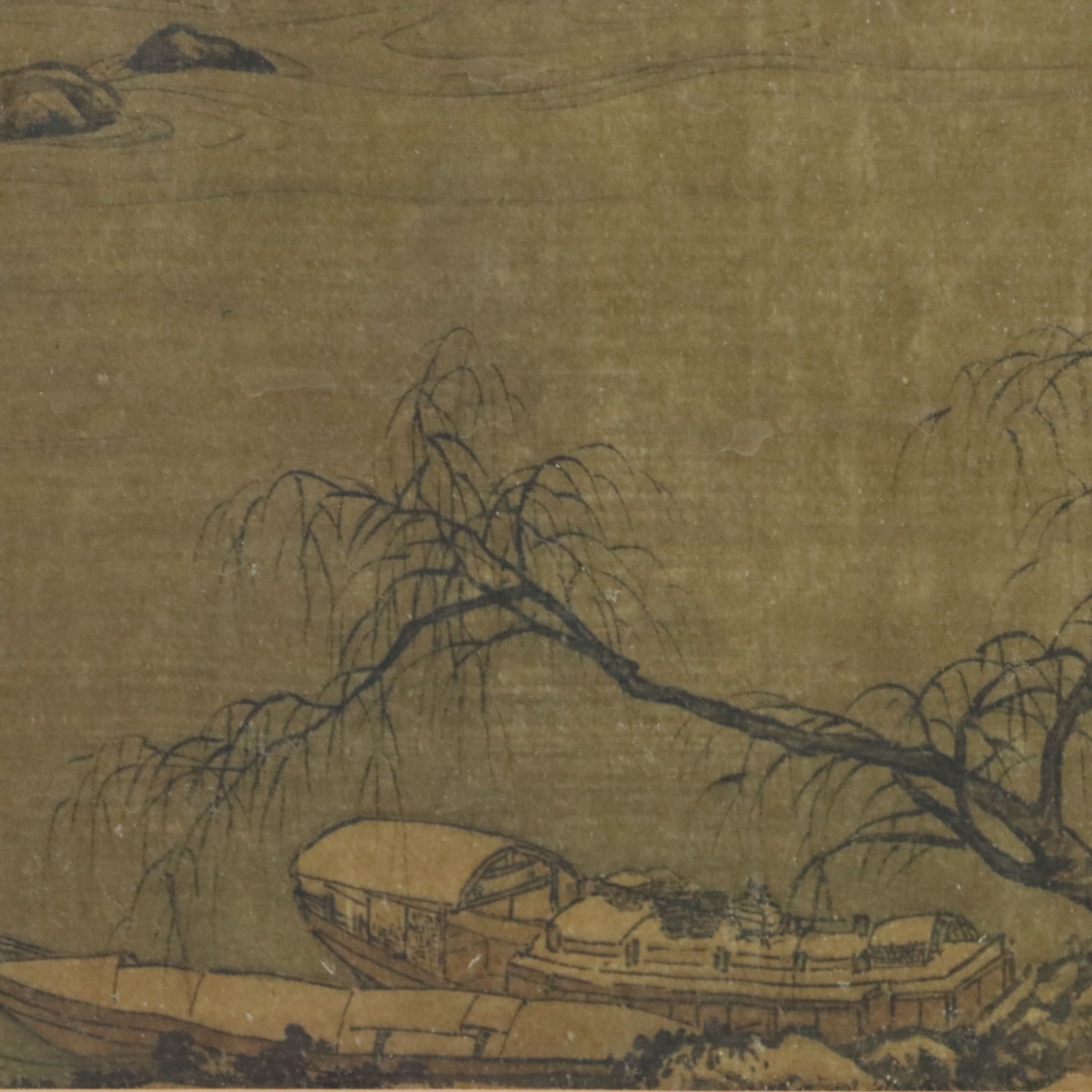 Collotype of Chinese Scroll Painting "Streams and Hills Under Fresh Snow"