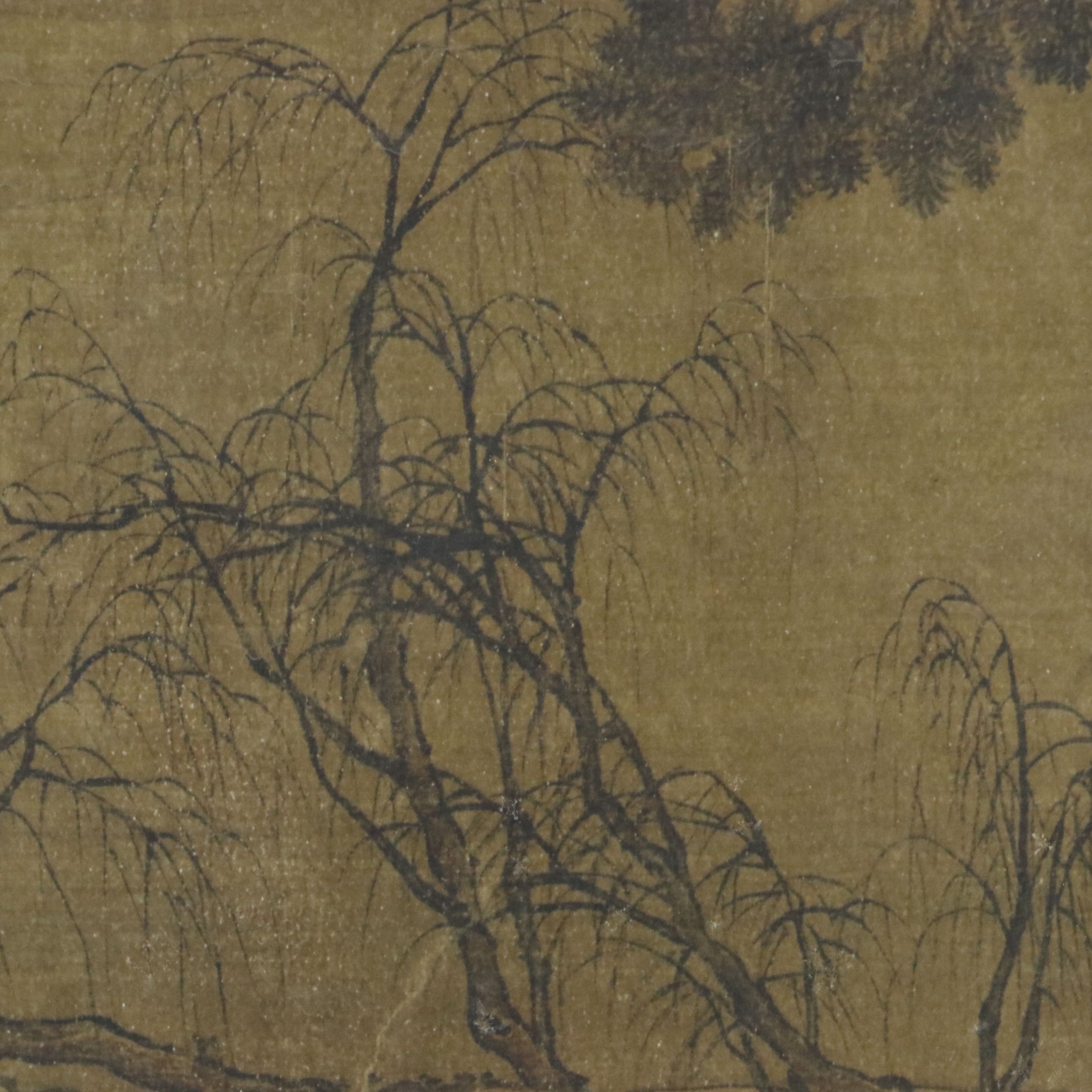 Collotype of Chinese Scroll Painting "Streams and Hills Under Fresh Snow"