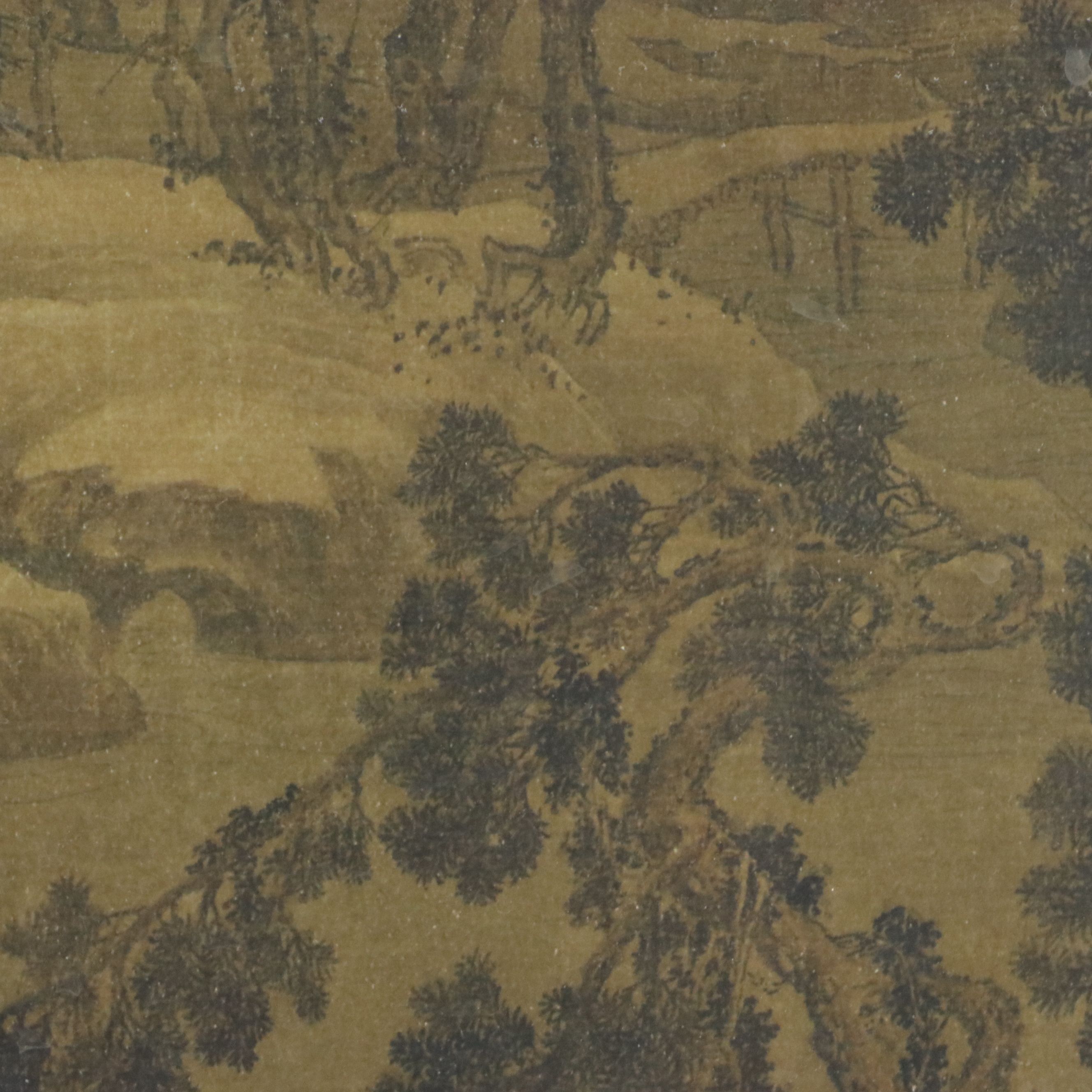 Collotype of Chinese Scroll Painting "Streams and Hills Under Fresh Snow"