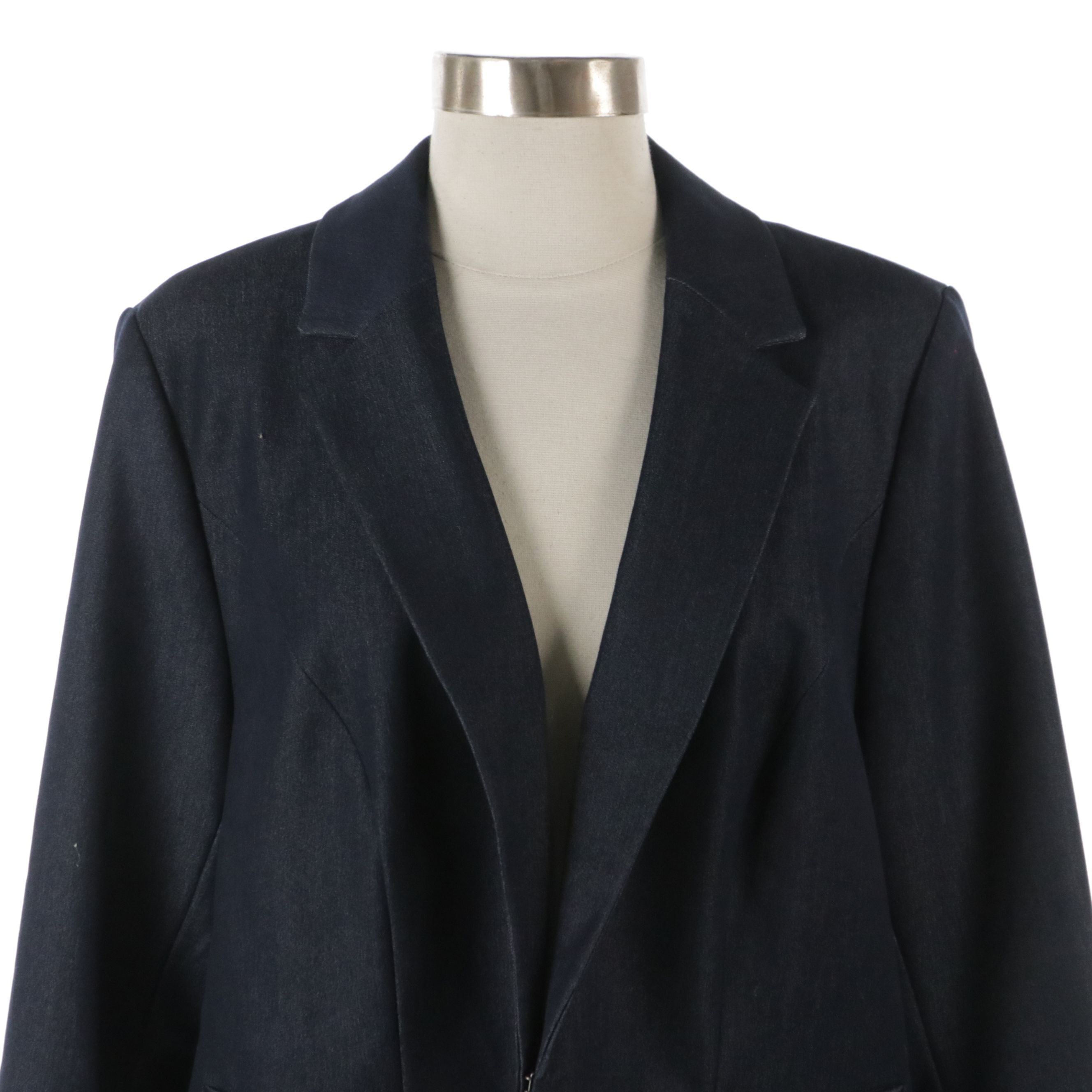 Lane Bryant Stretch Denim "The Lena" Ankle Pant and Matching Blazer, With Tags