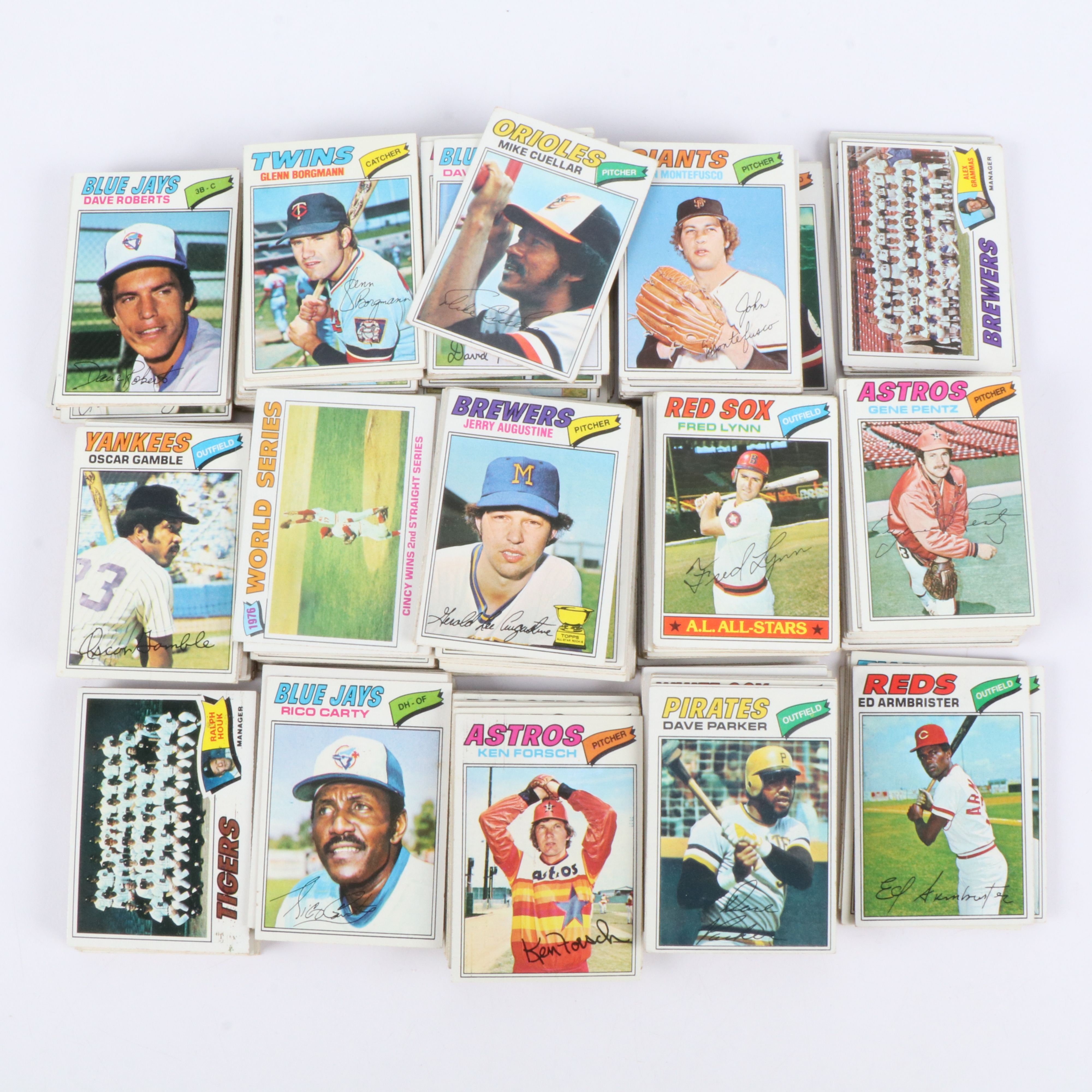 1977 Topps Complete Baseball Card Set Featuring Andre Dawson Rookie and More