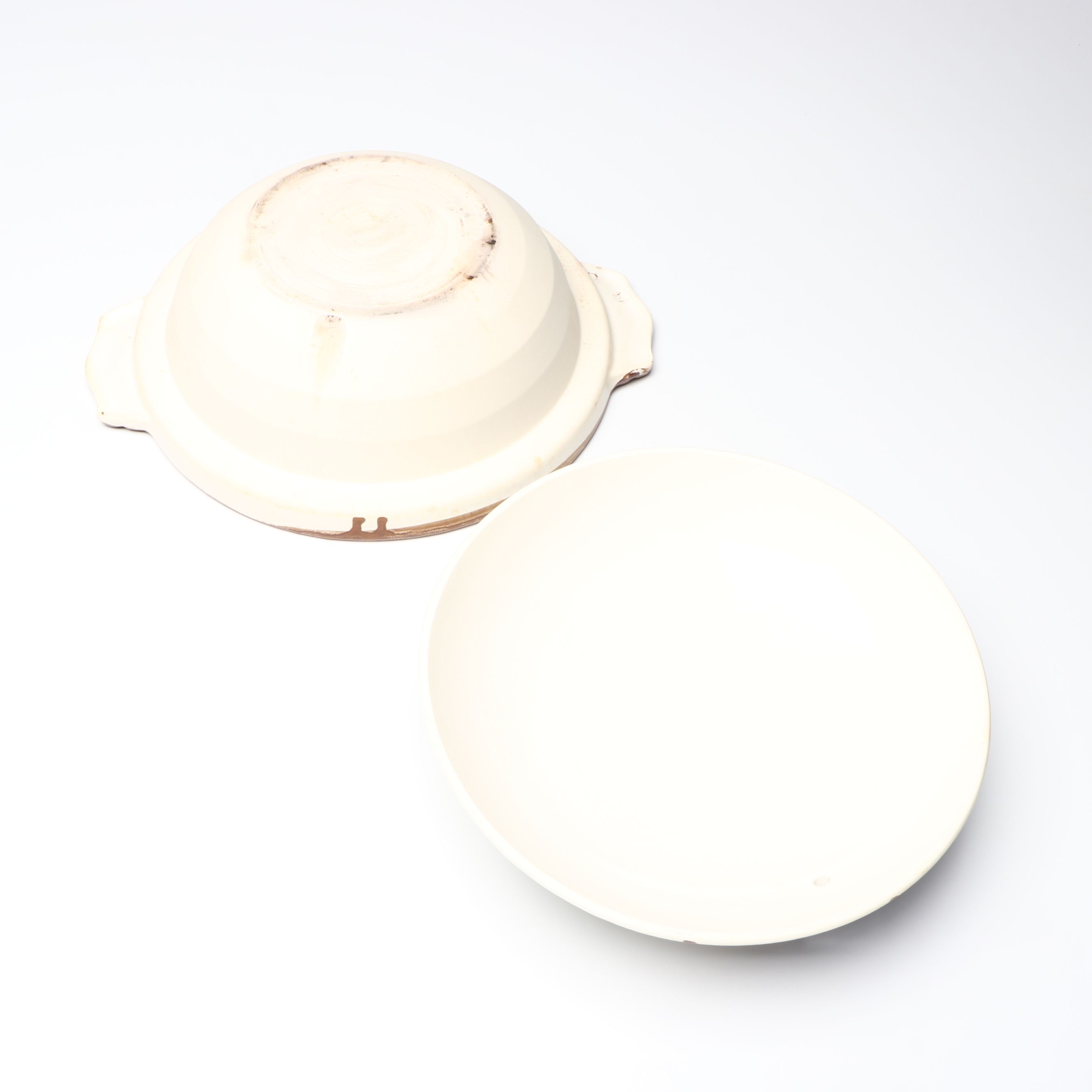 Japanese Ginpo and Other Hand-Painted Ceramic "Chikusa" Clay Pots