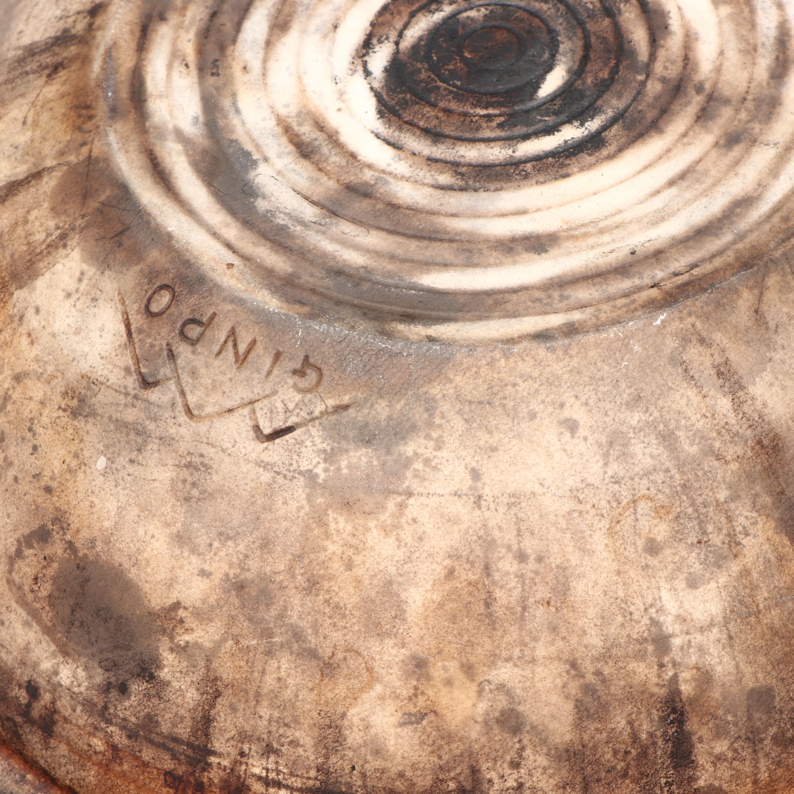 Japanese Ginpo and Other Hand-Painted Ceramic "Chikusa" Clay Pots