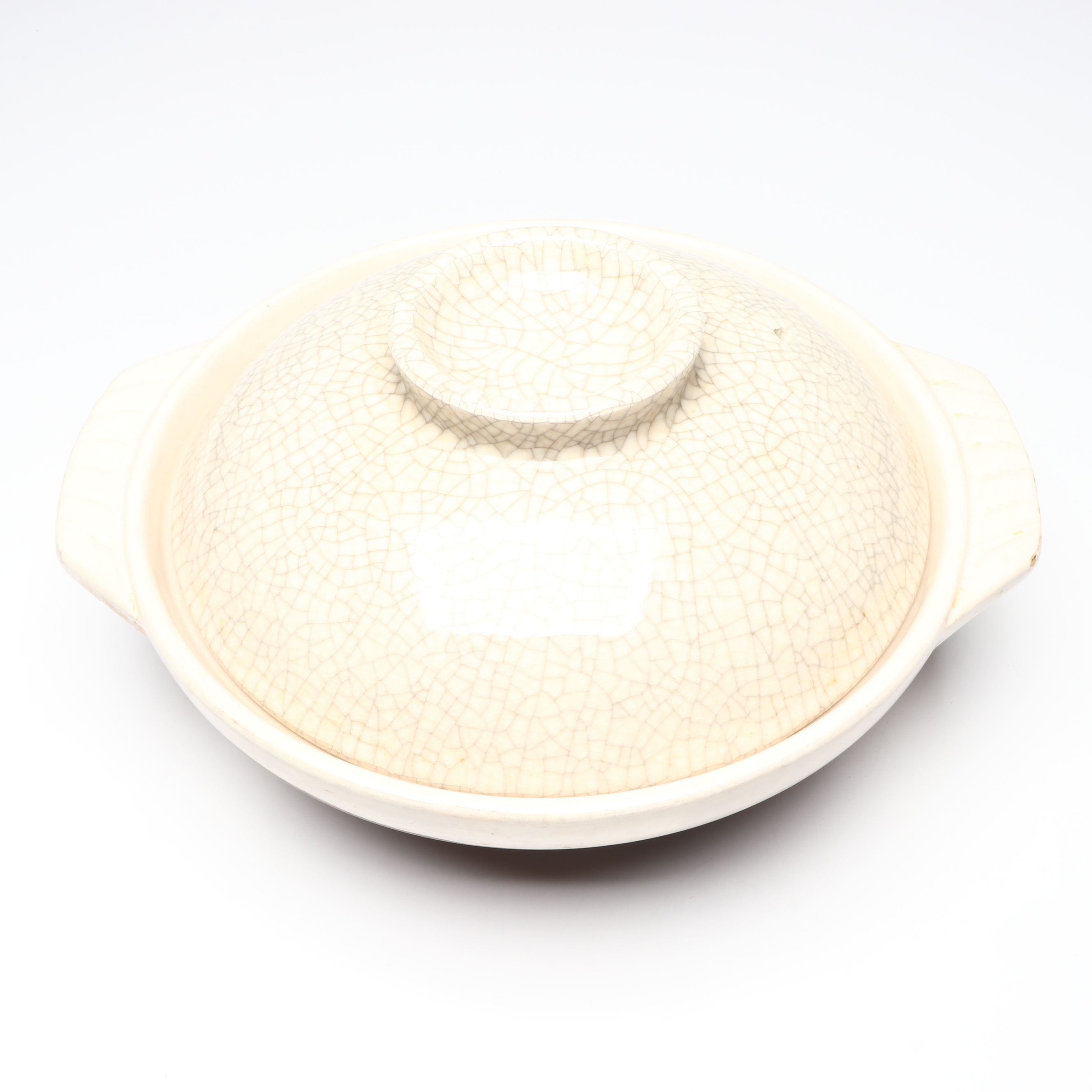 Japanese Ginpo and Other Hand-Painted Ceramic "Chikusa" Clay Pots