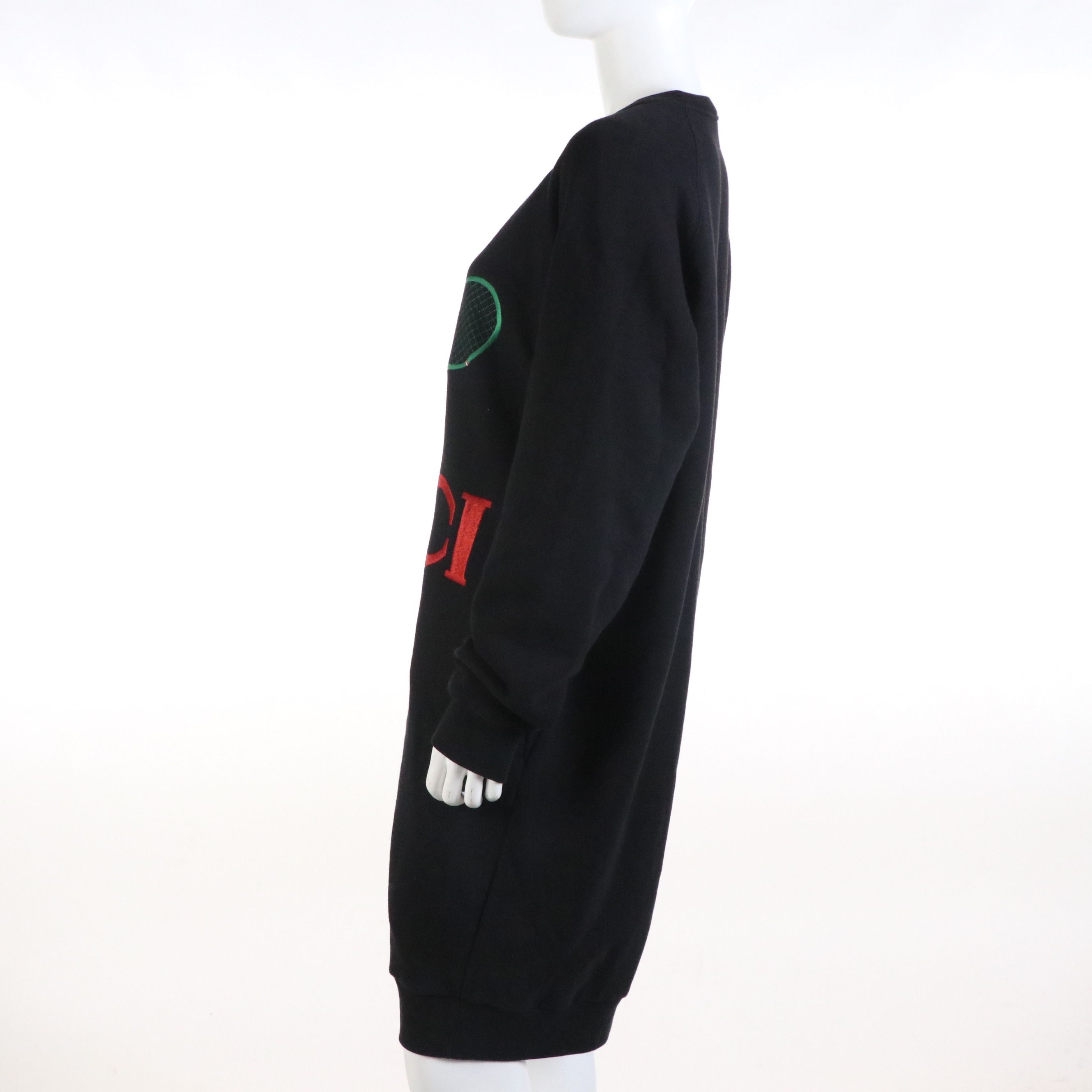 Gucci Reversible Snap-Front Cardigan in Tennis Embroidered Cotton & Floral Silk