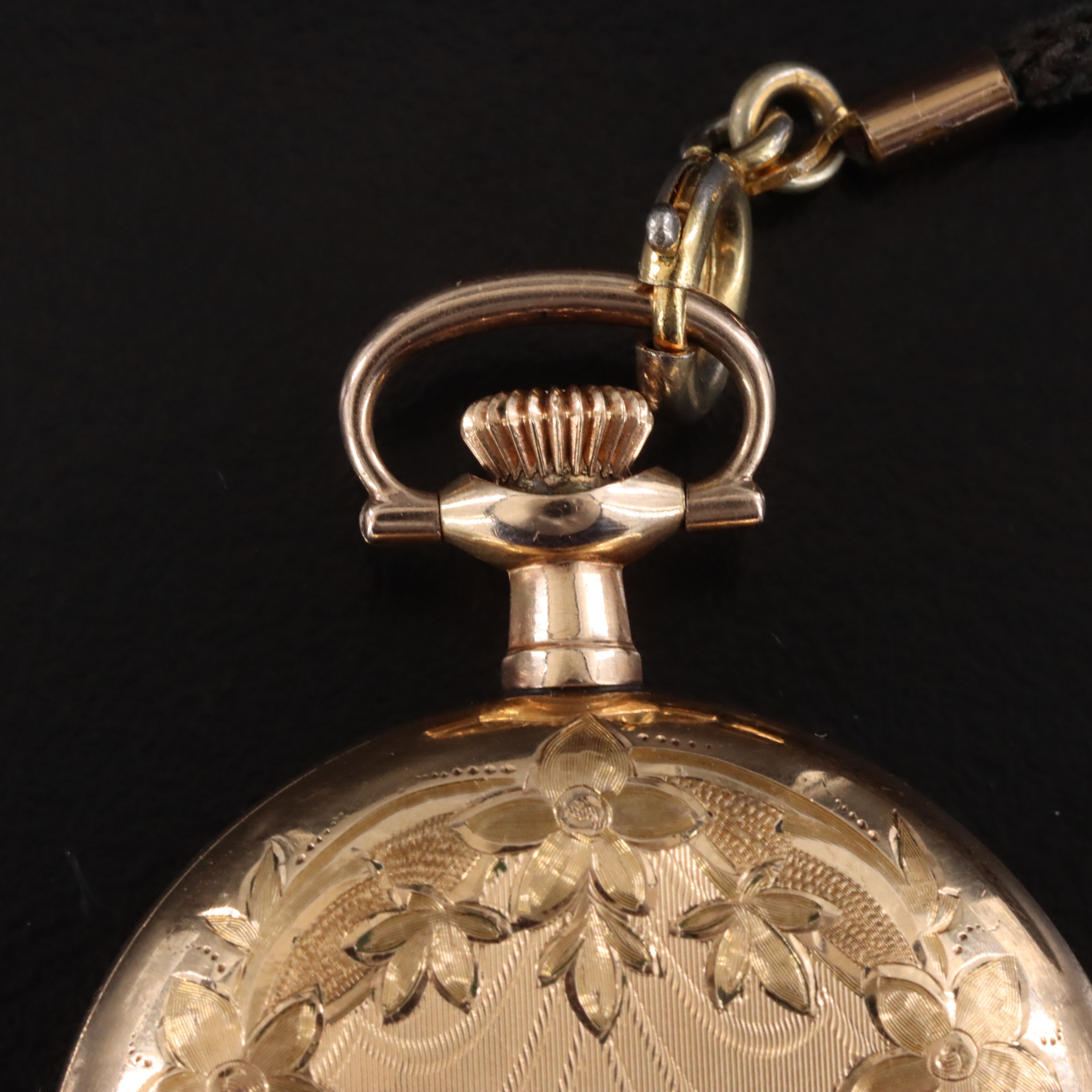 1912 Elgin Gold Filled Hunting Case Pocket Watch Pendant